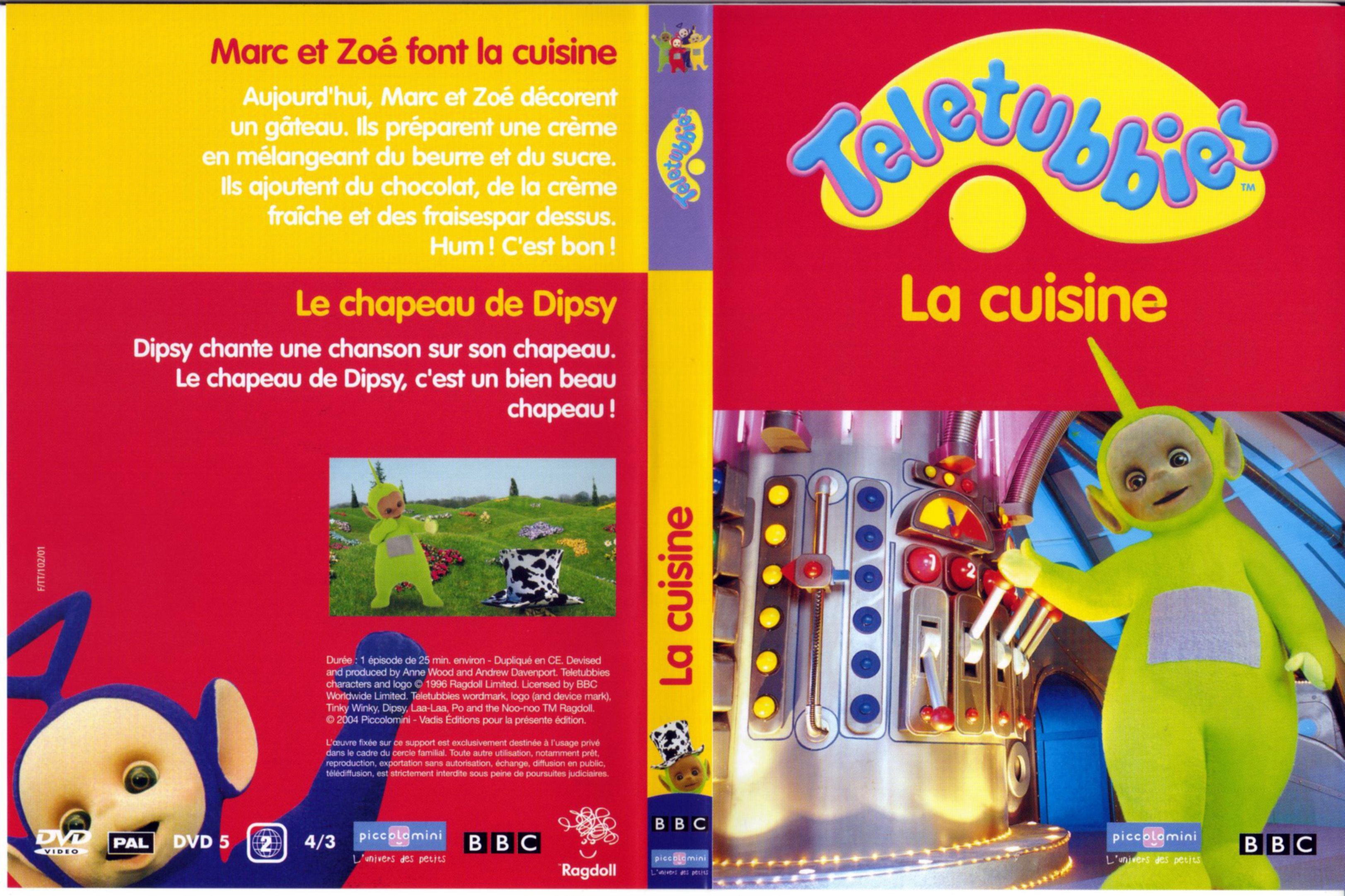 Jaquette DVD Teletubbies la cuisine