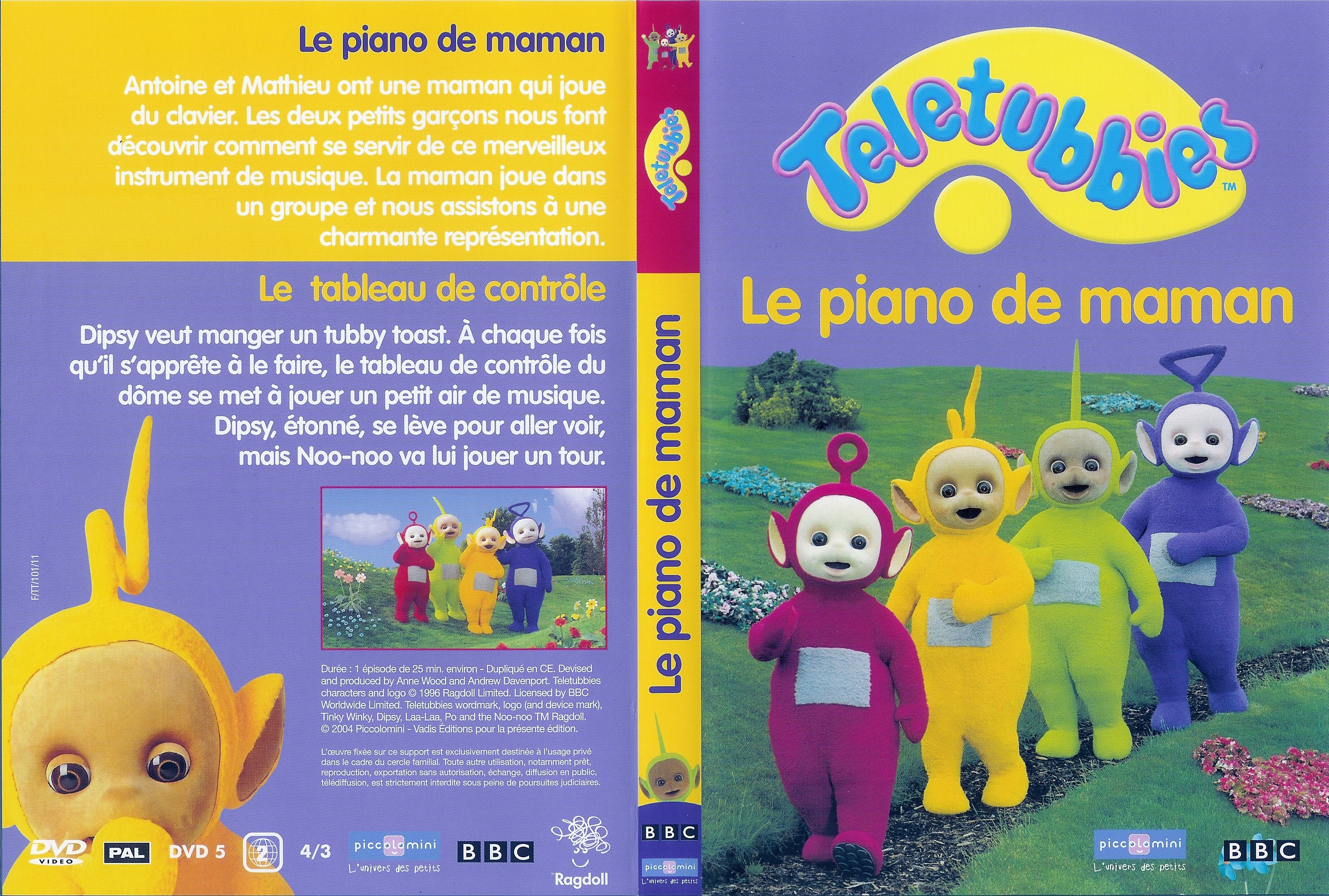 Jaquette DVD Teletubbies le piano de maman