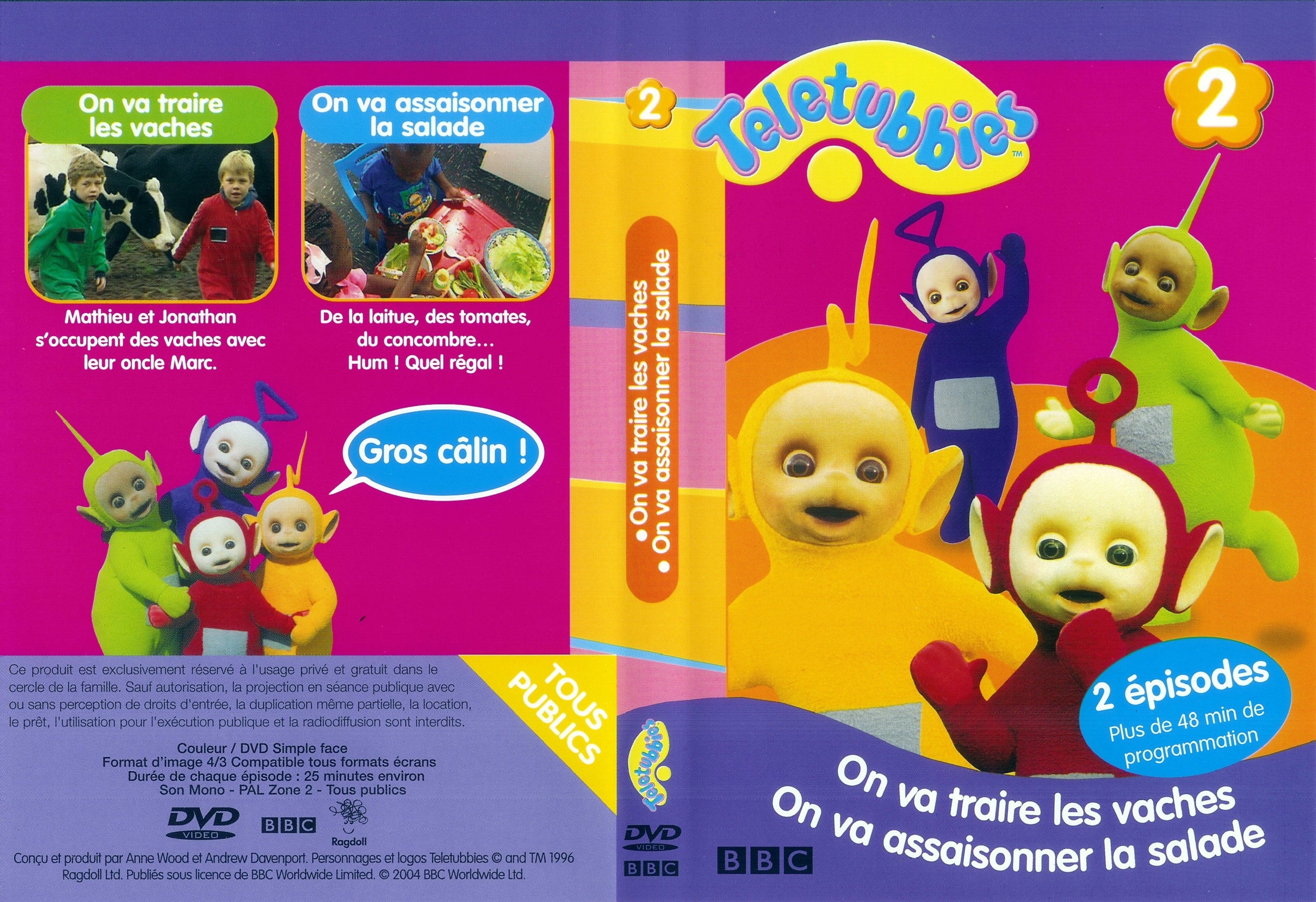 Jaquette DVD Teletubbies vol 02