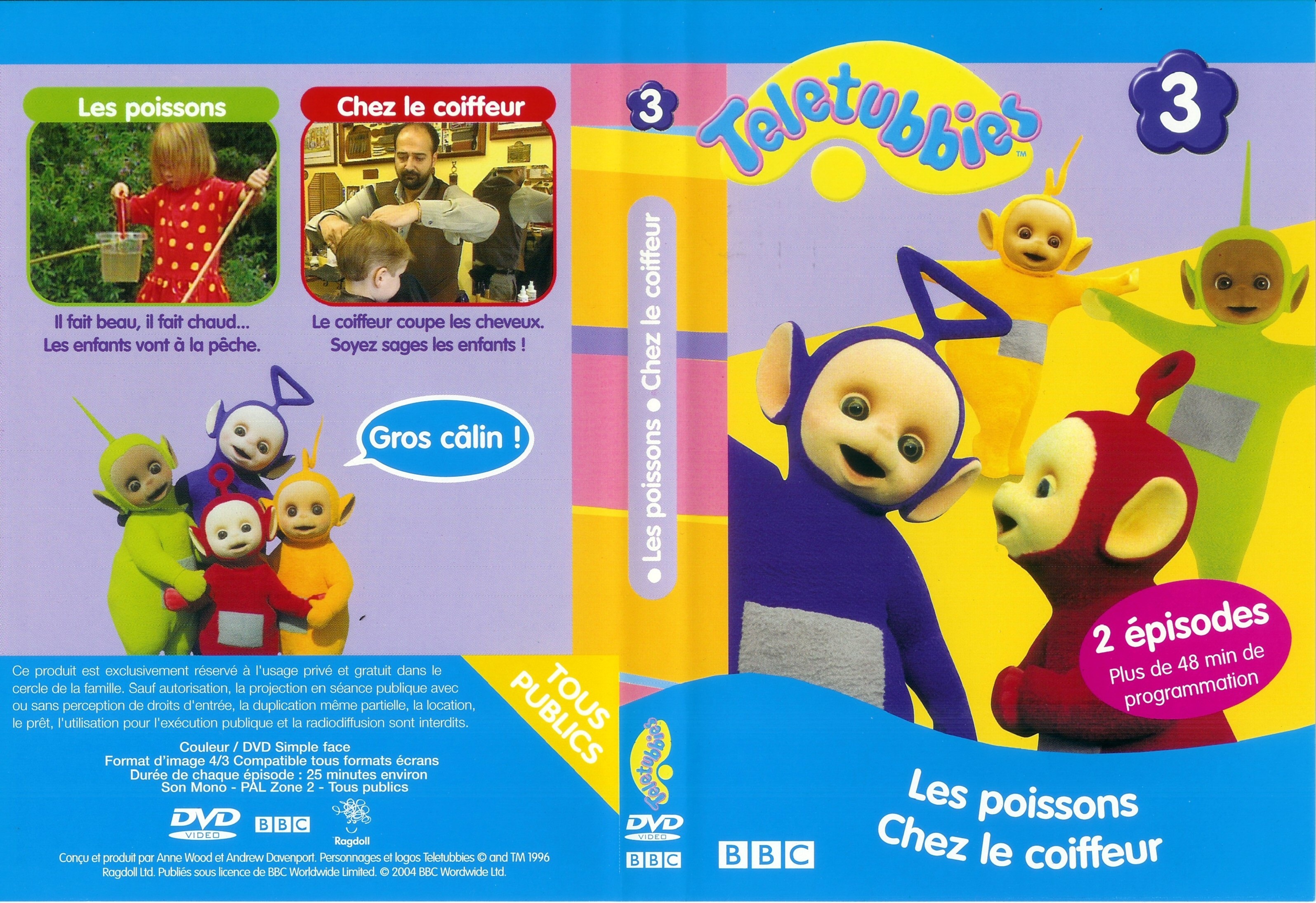 Jaquette DVD Teletubbies vol 03