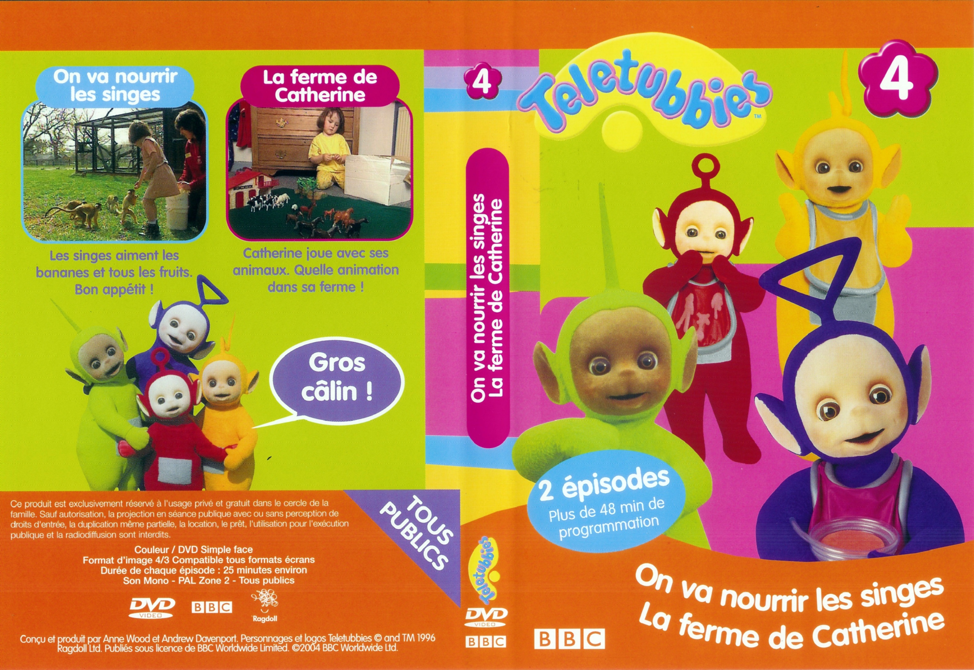 Jaquette DVD Teletubbies vol 04