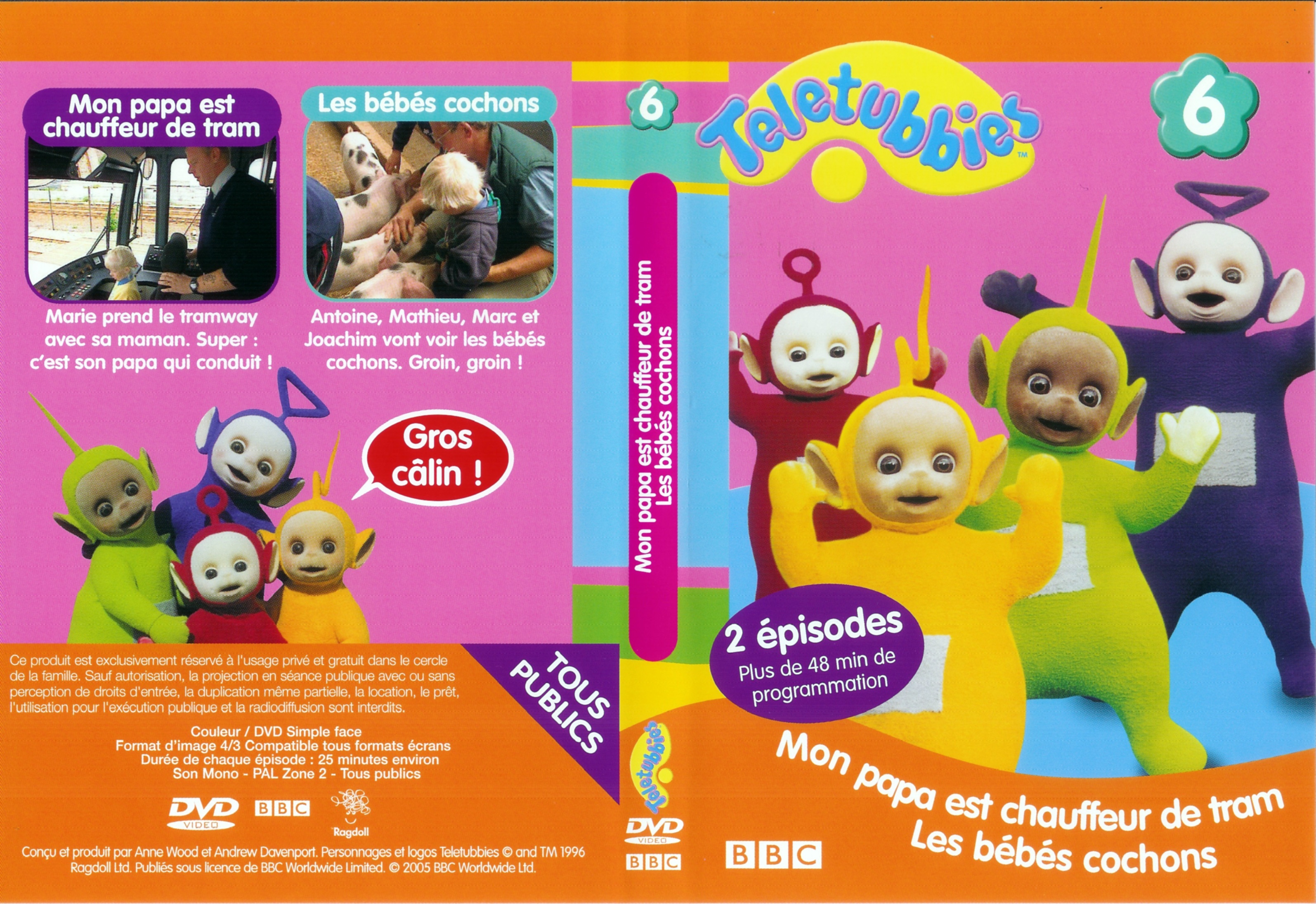 Jaquette DVD Teletubbies vol 06