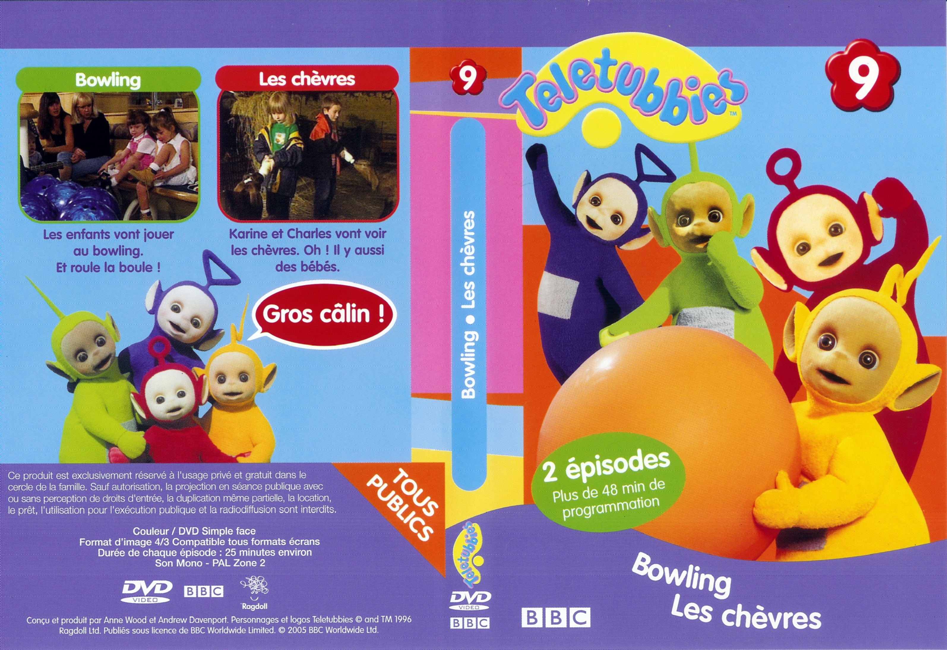 Jaquette DVD Teletubbies vol 09