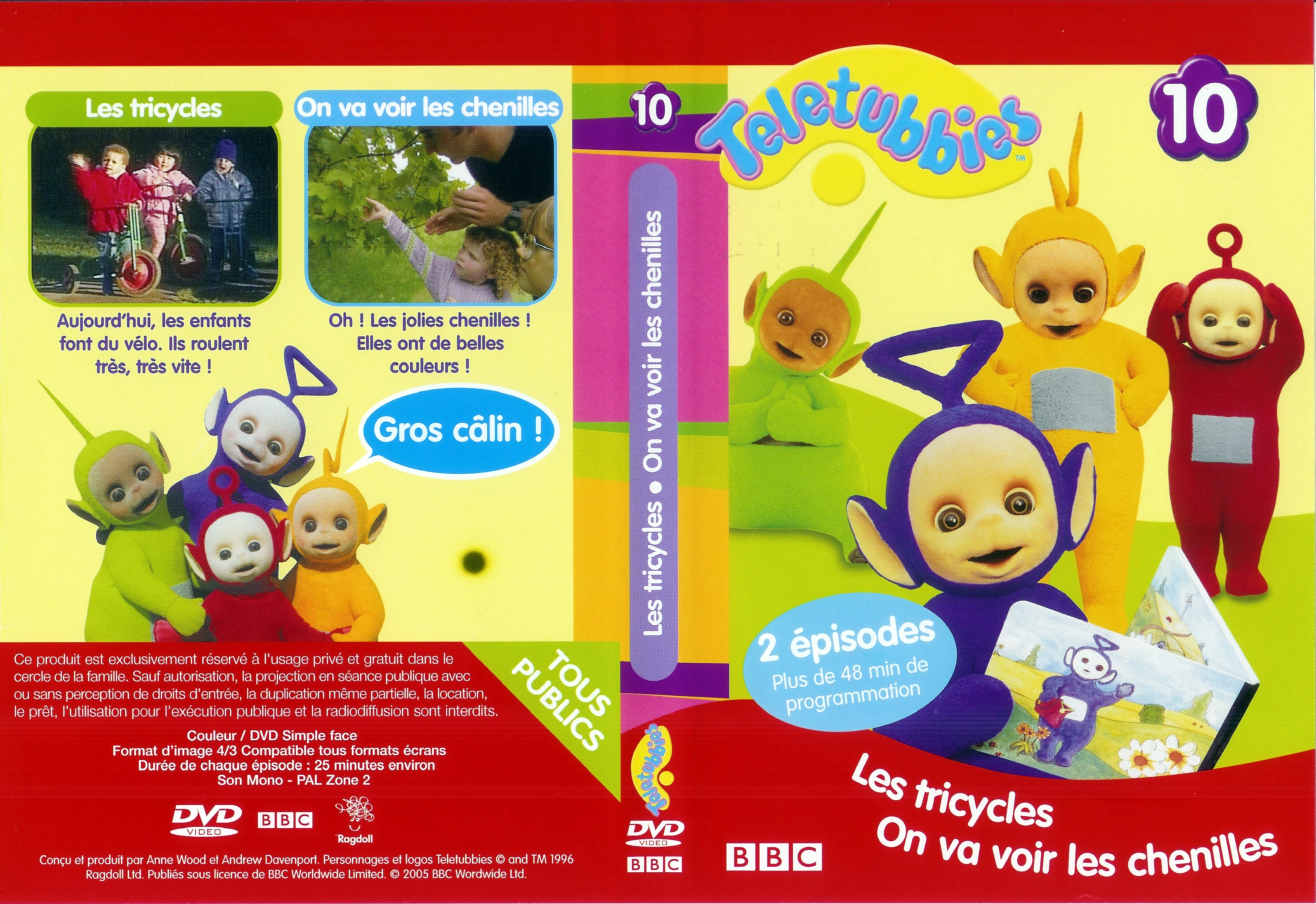 Jaquette DVD Teletubbies vol 10