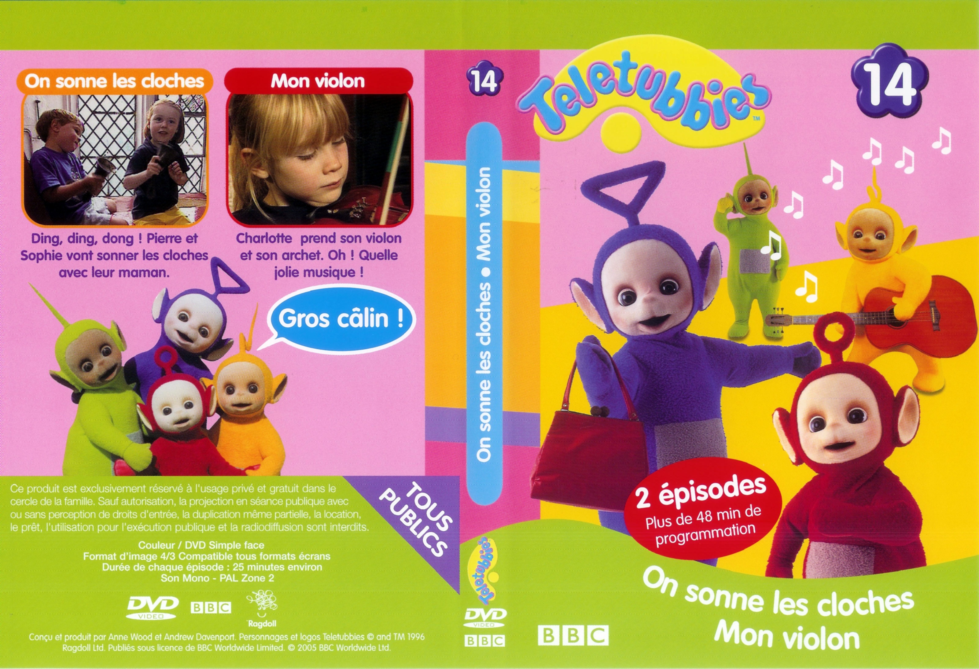 Jaquette DVD Teletubbies vol 14