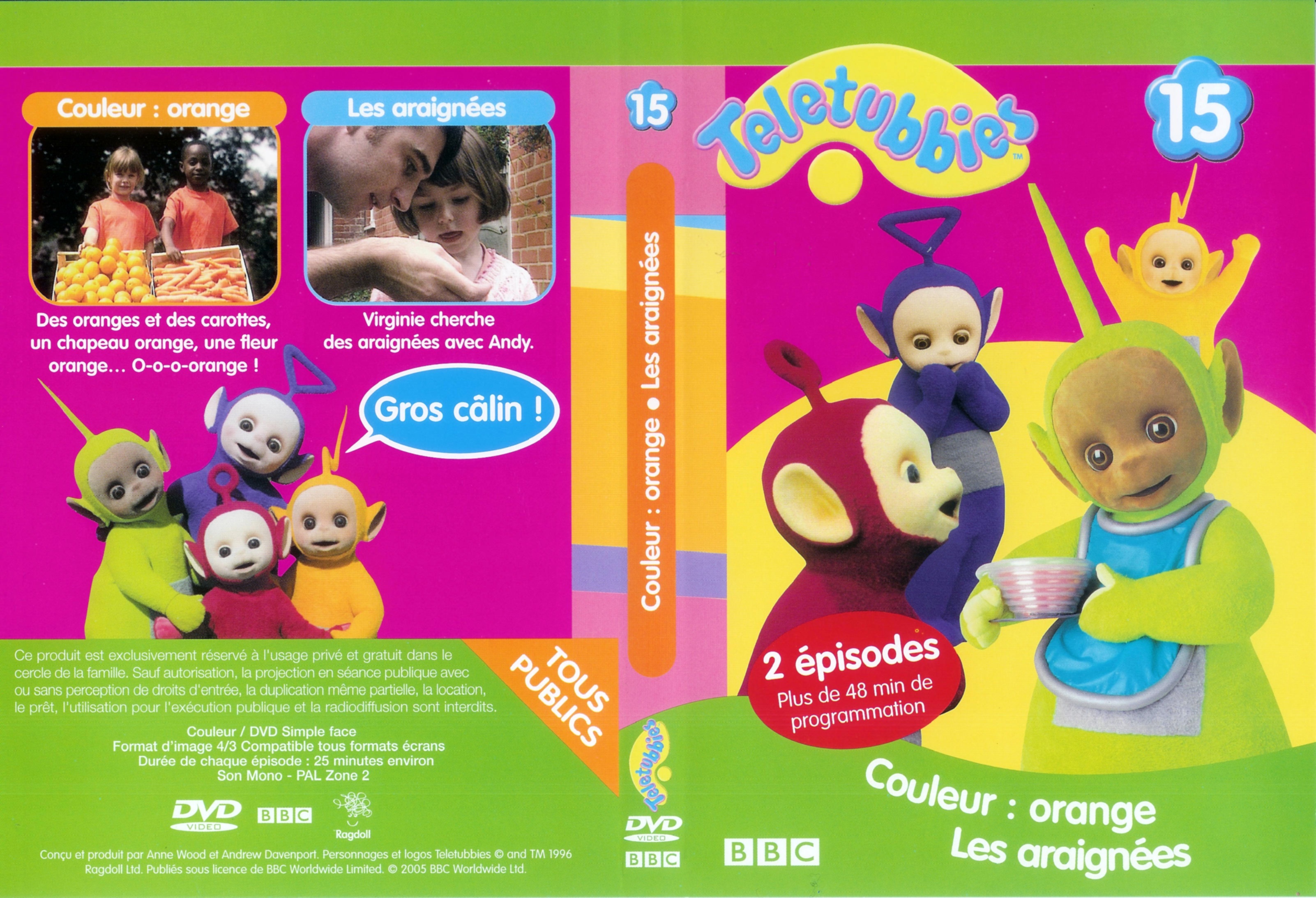 Jaquette DVD Teletubbies vol 15