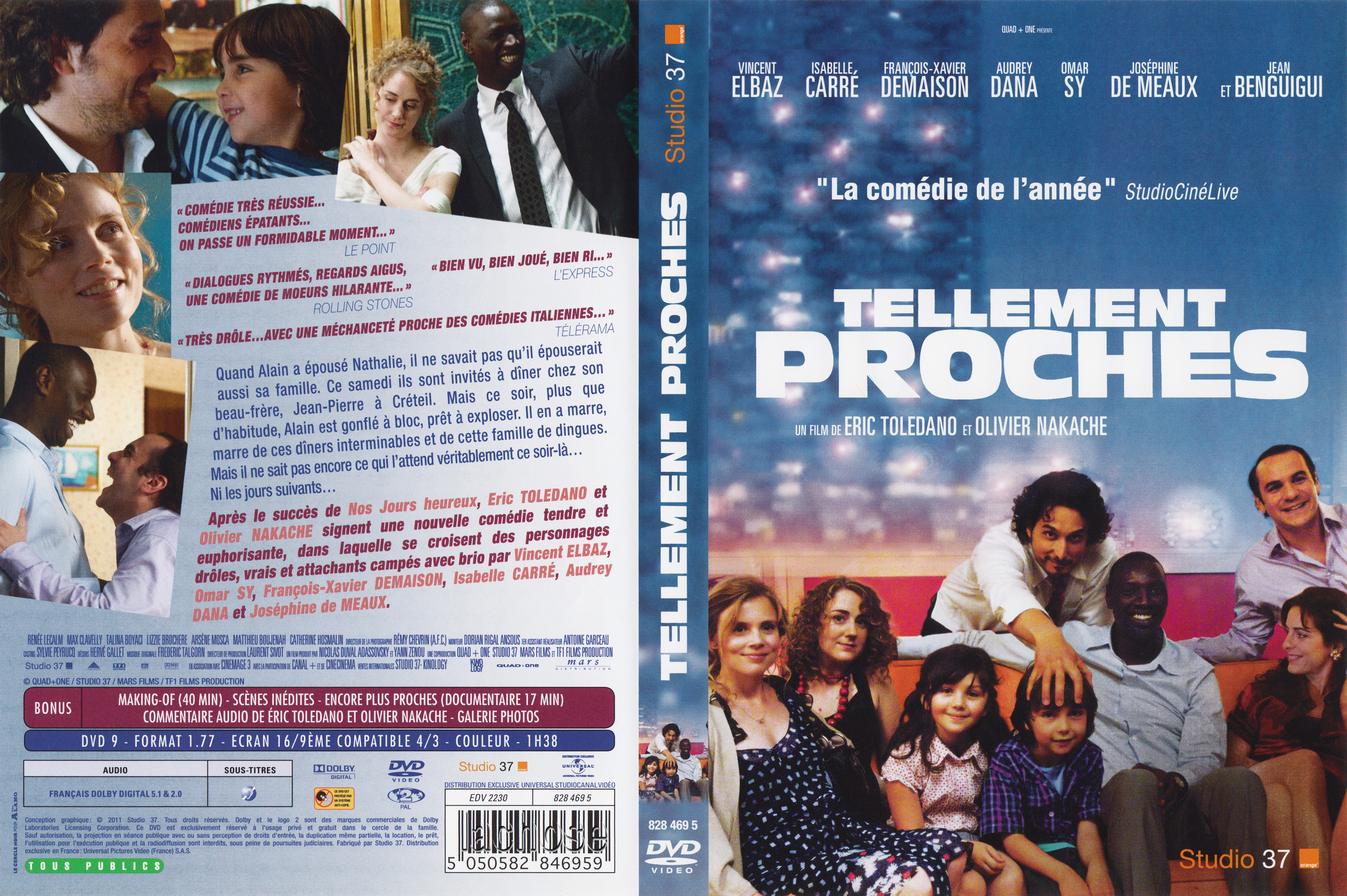 Jaquette DVD Tellement proches v2