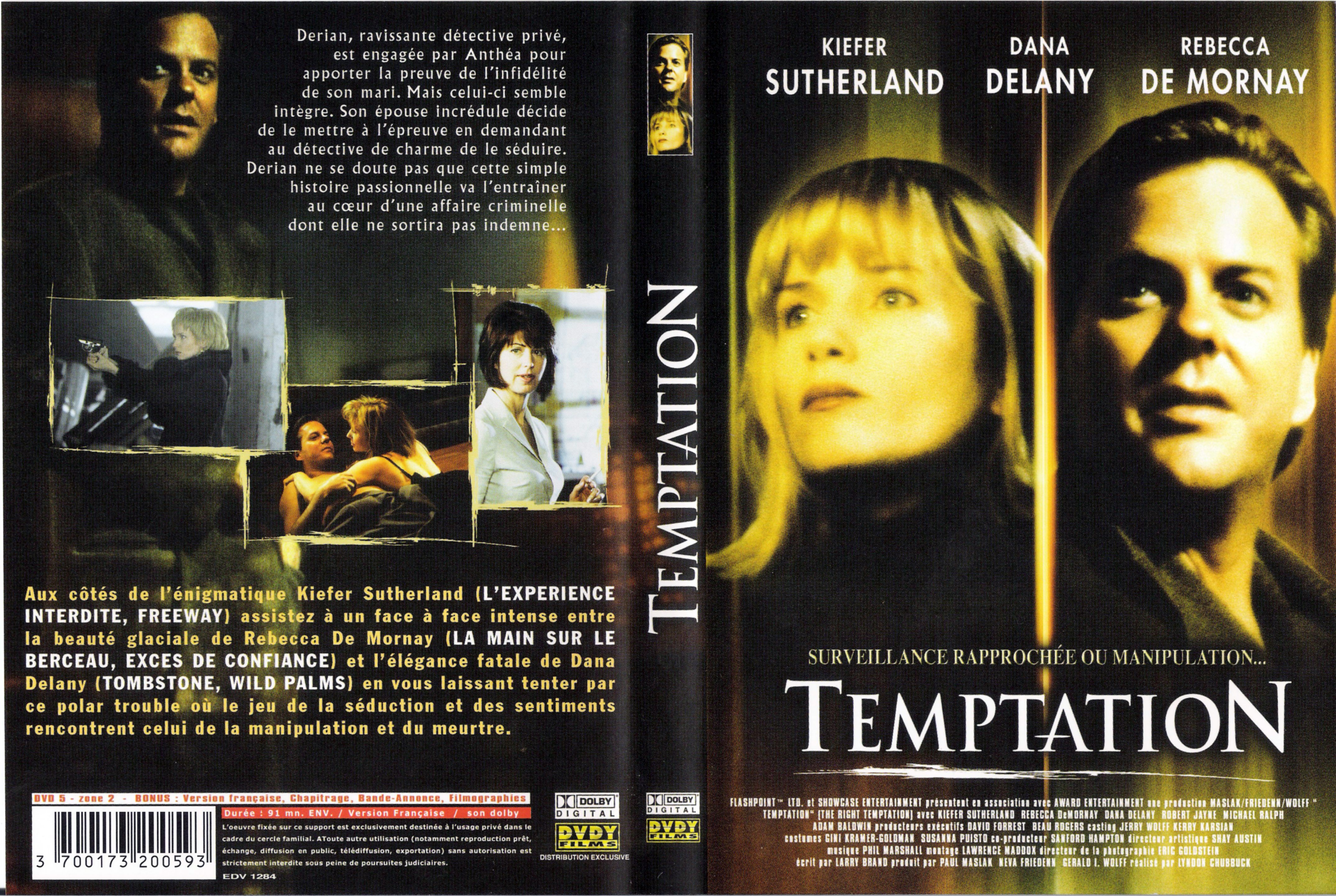 Jaquette DVD Temptation