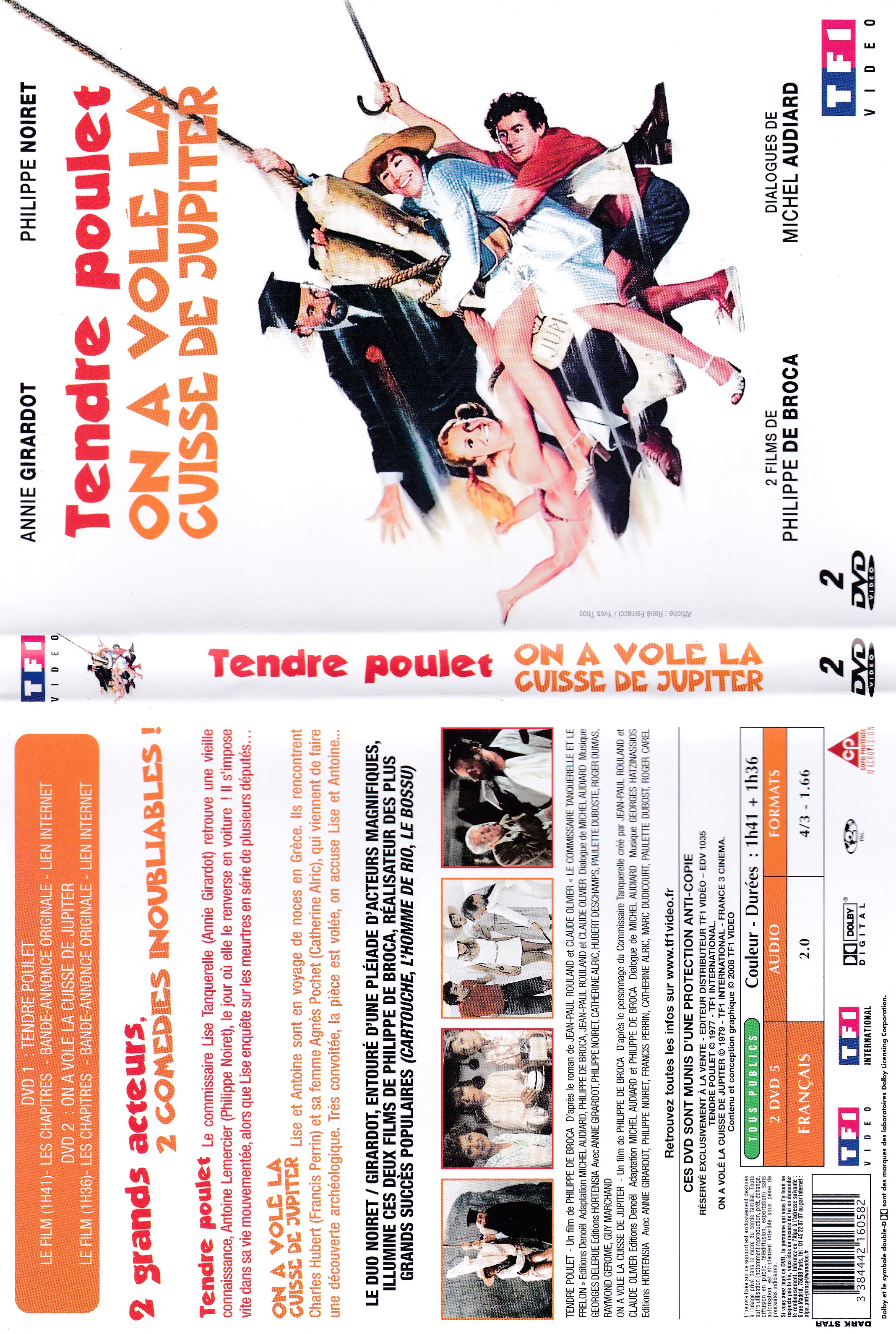 Jaquette DVD de Tendre poulet - On à voler la cuisse à Jupiter - Cinéma  Passion