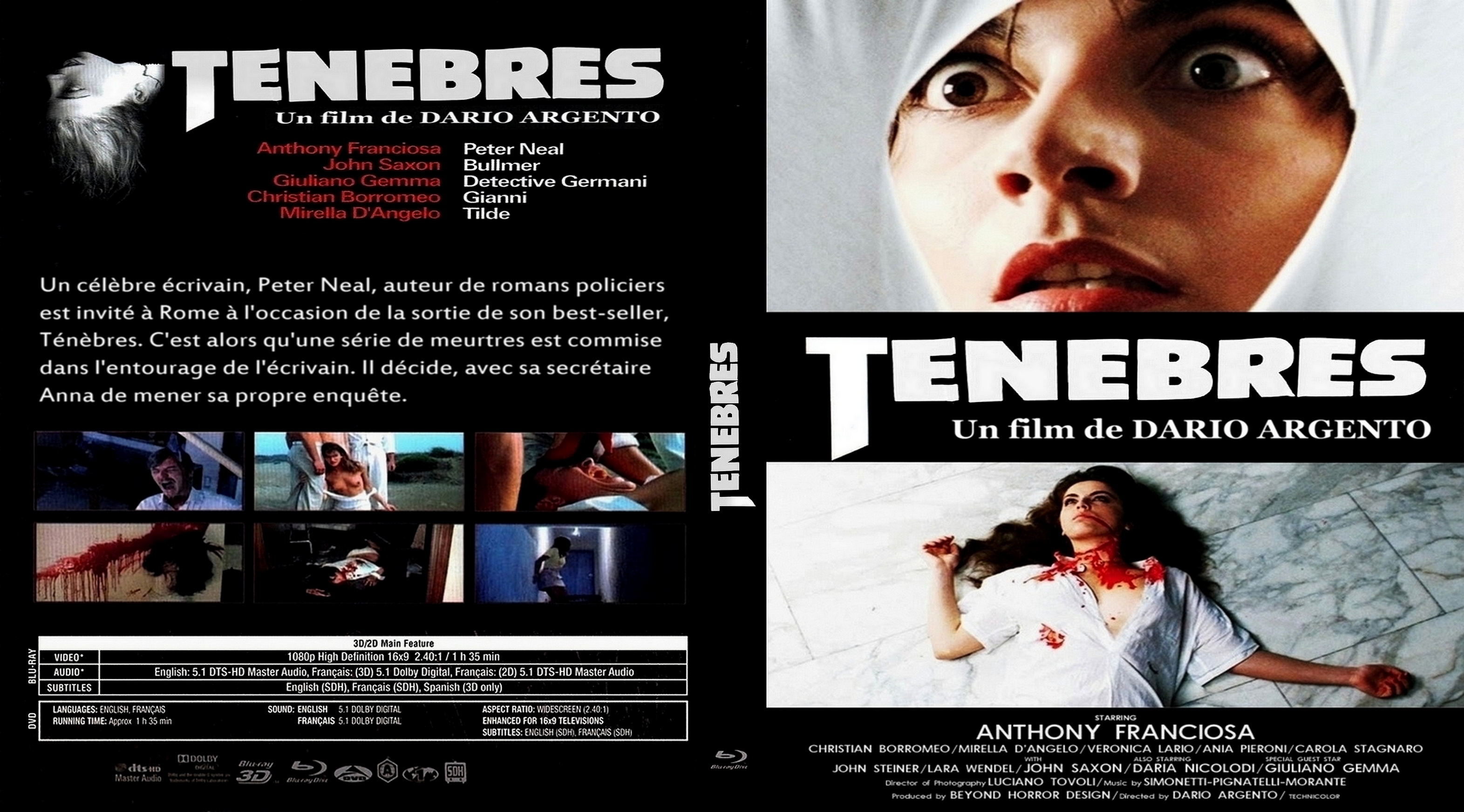 Jaquette DVD Tnbres custom (BLU-RAY)