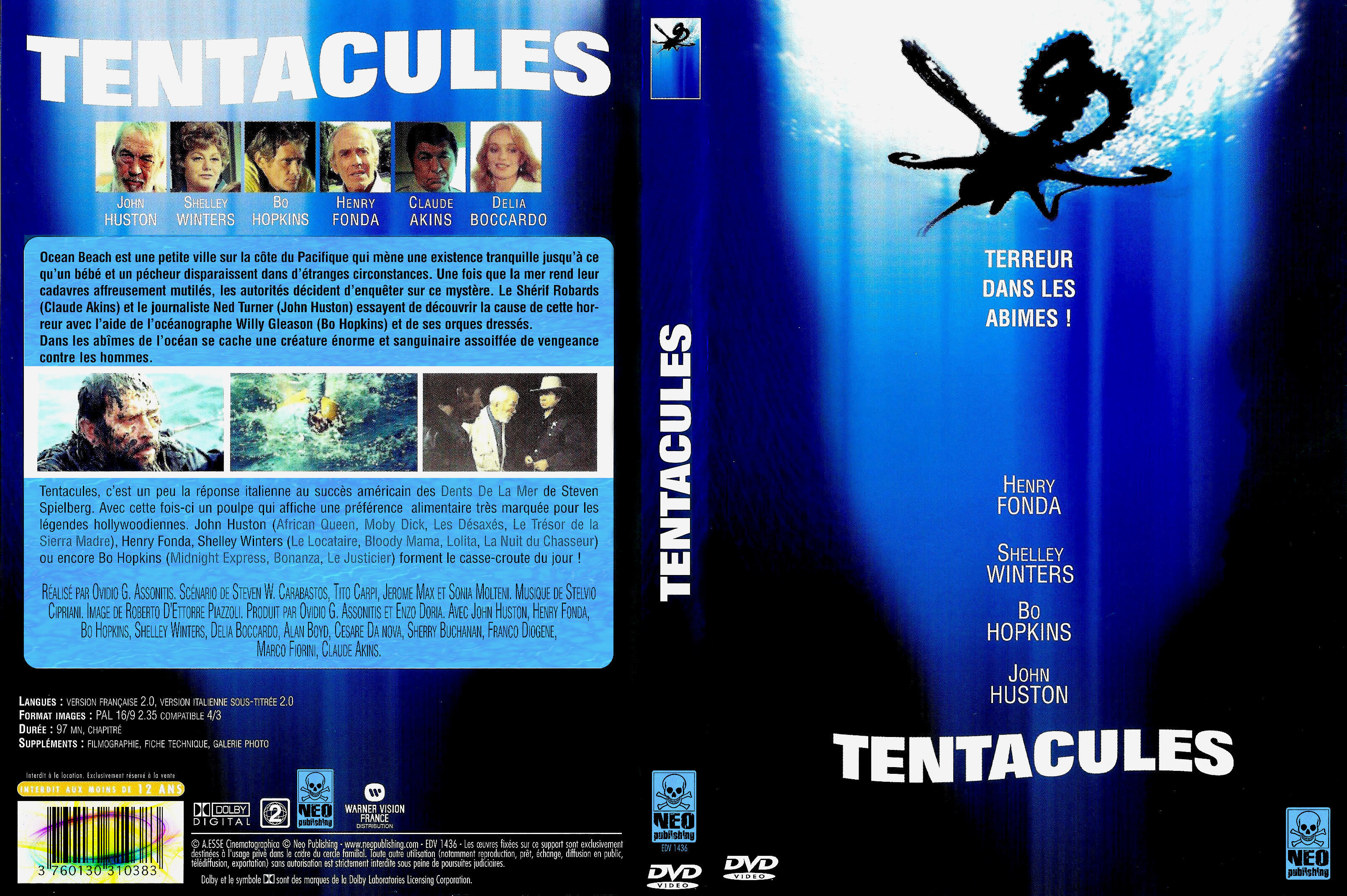 Jaquette DVD Tentacules