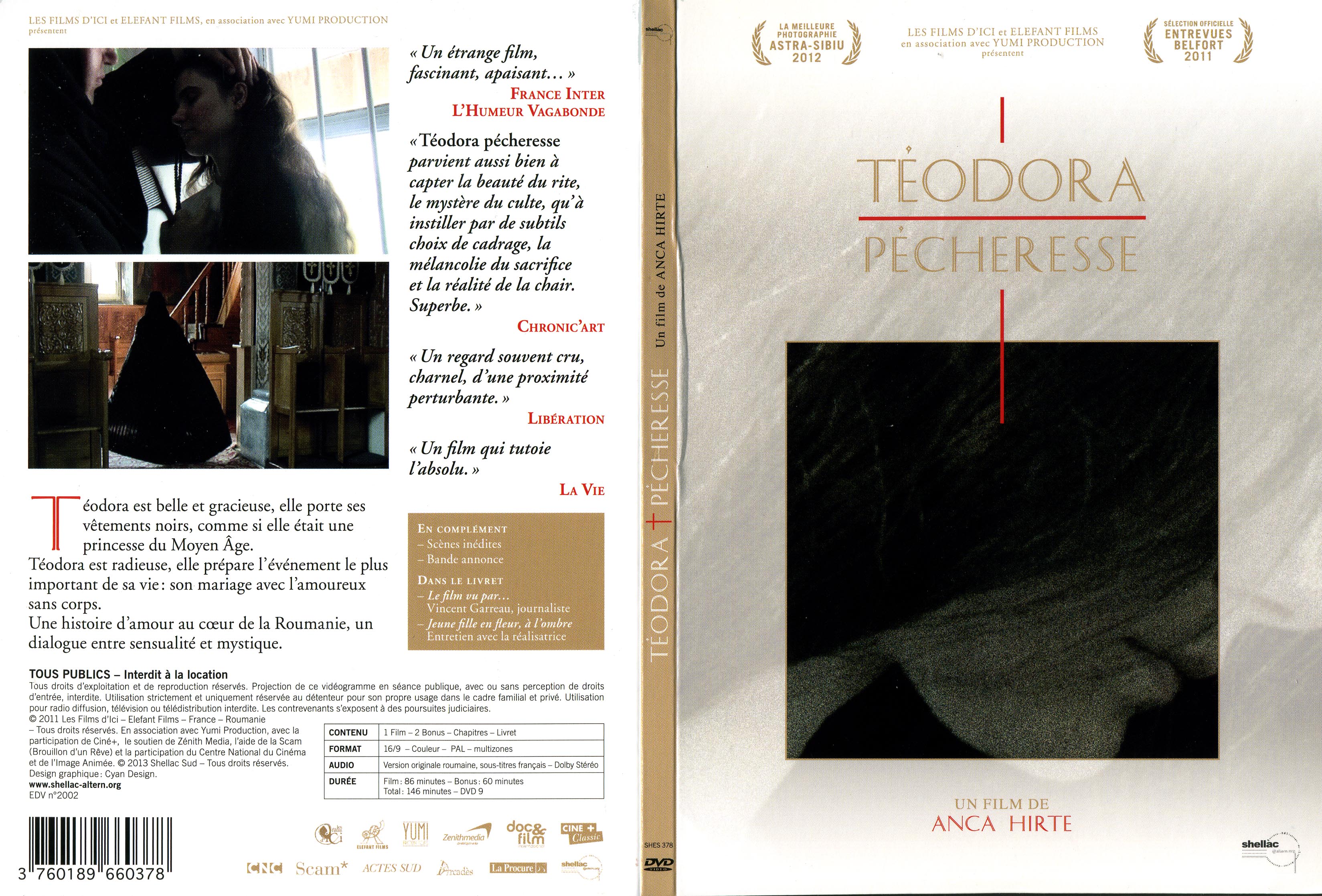 Jaquette DVD Teodora pcheresse