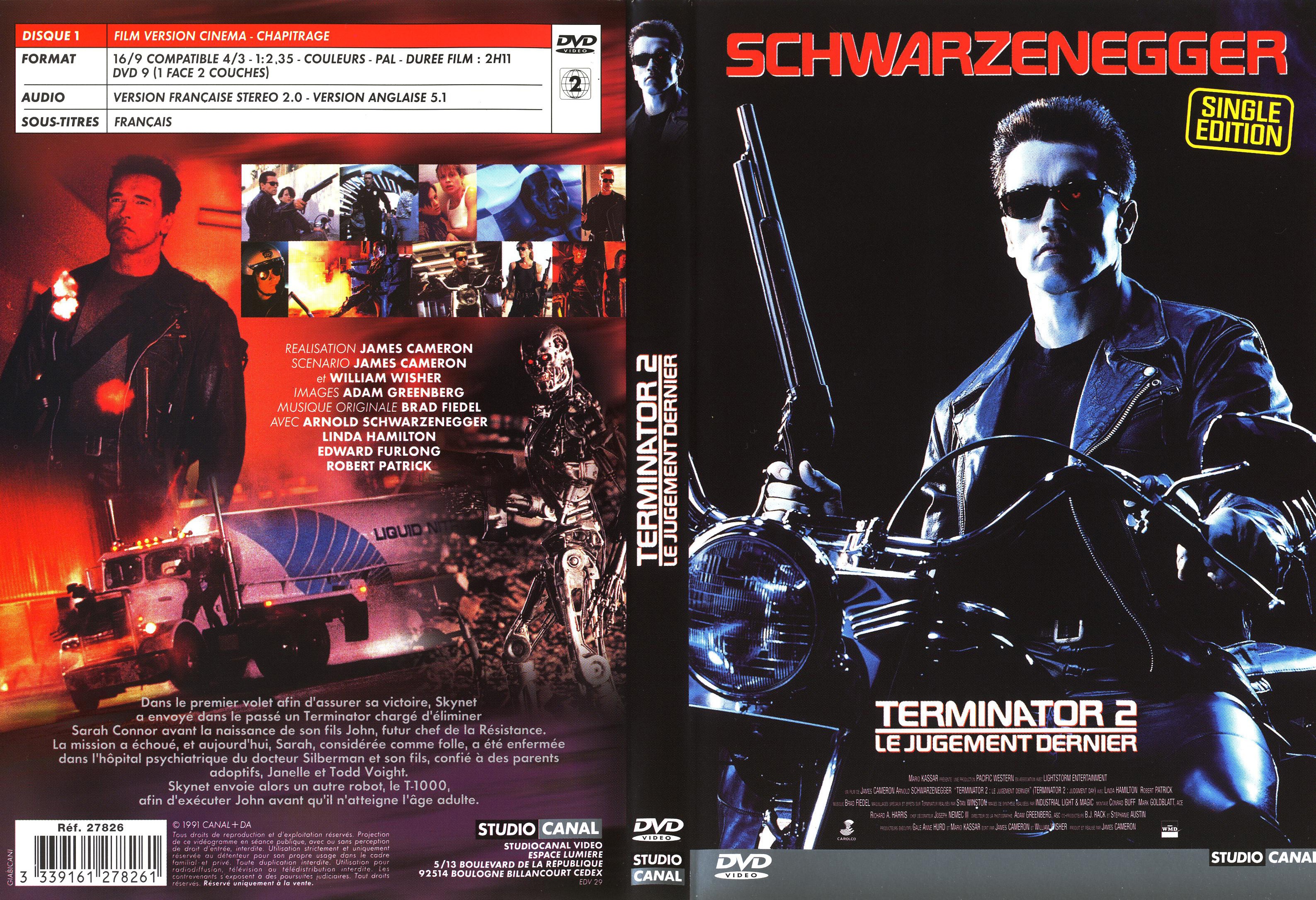 Jaquette DVD Terminator 2