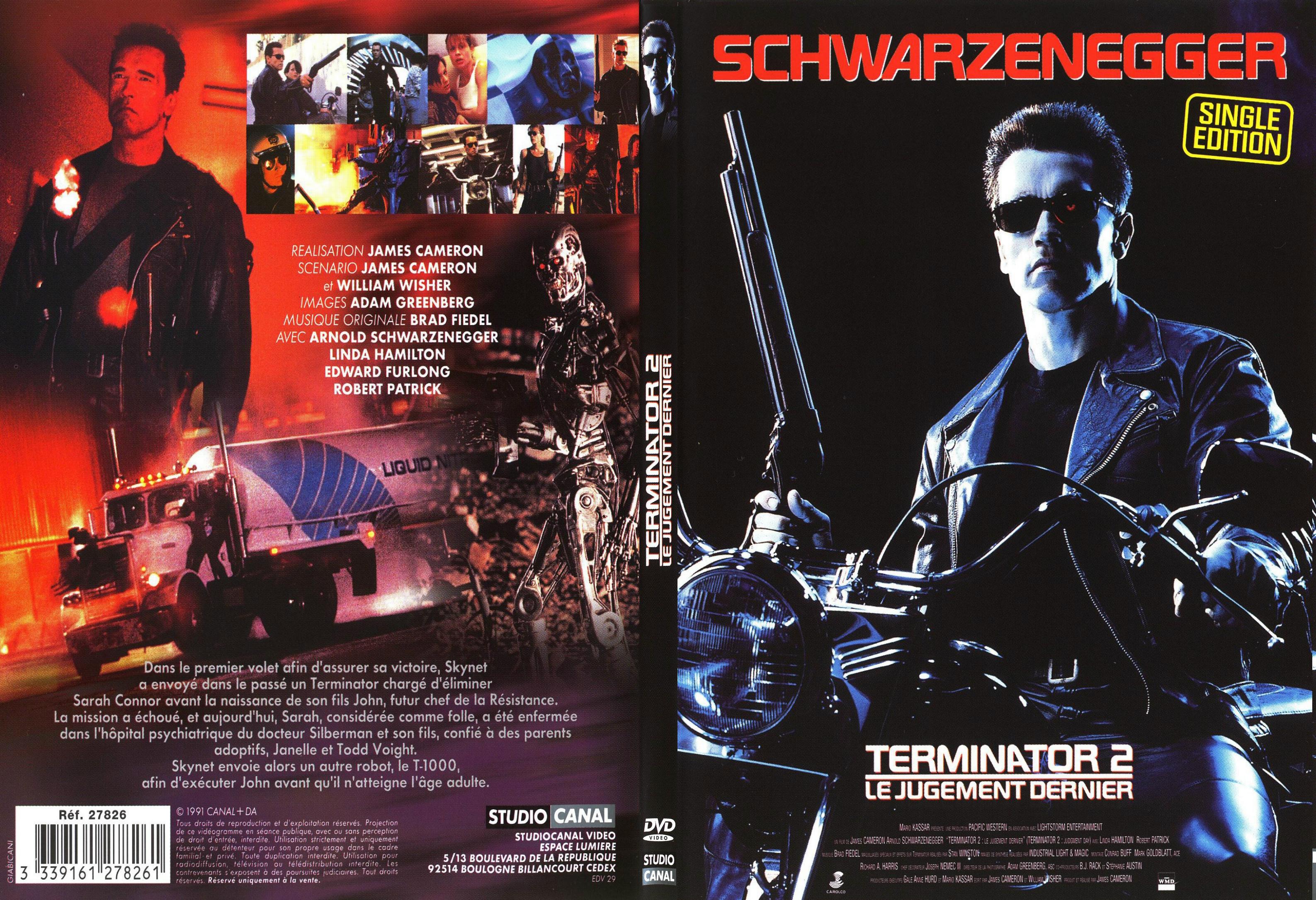 Jaquette DVD Terminator 2 - SLIM