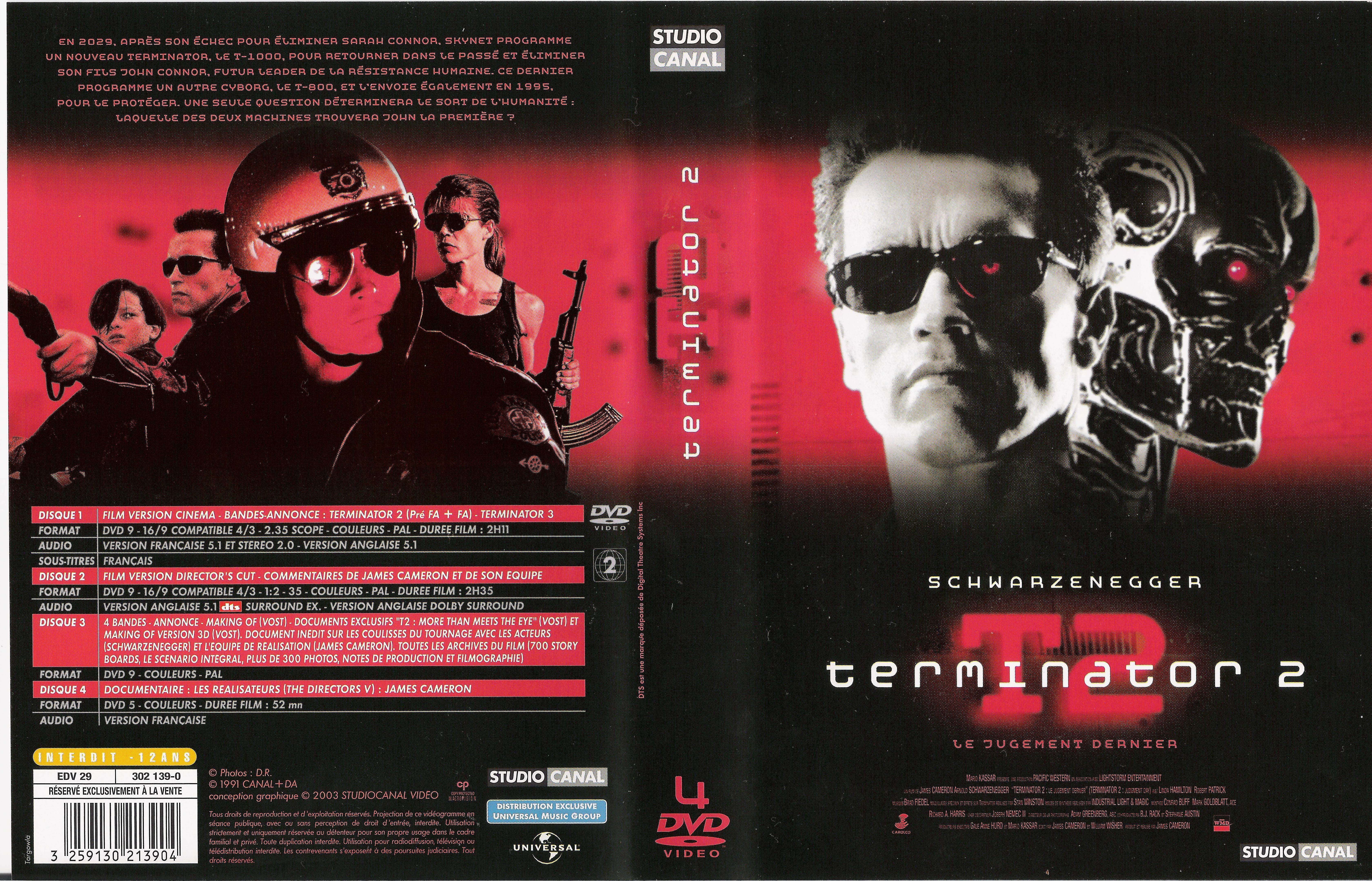 Jaquette DVD Terminator 2 v2