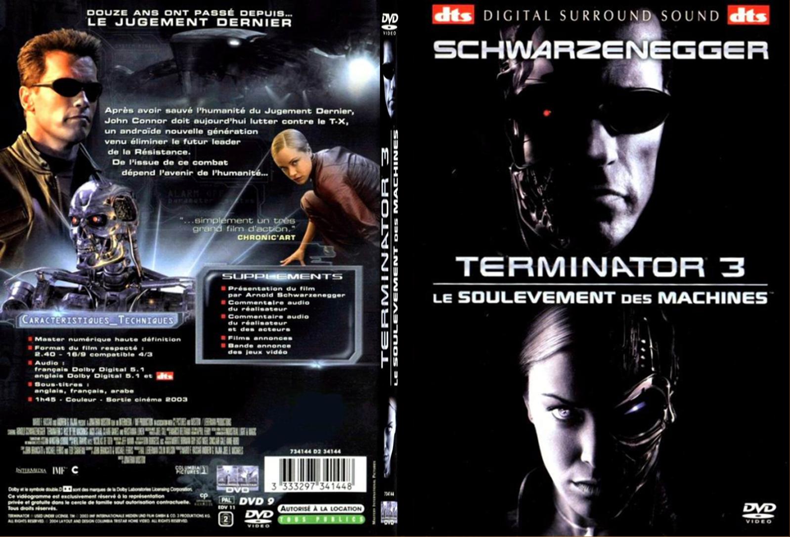 Jaquette DVD Terminator 3 - SLIM