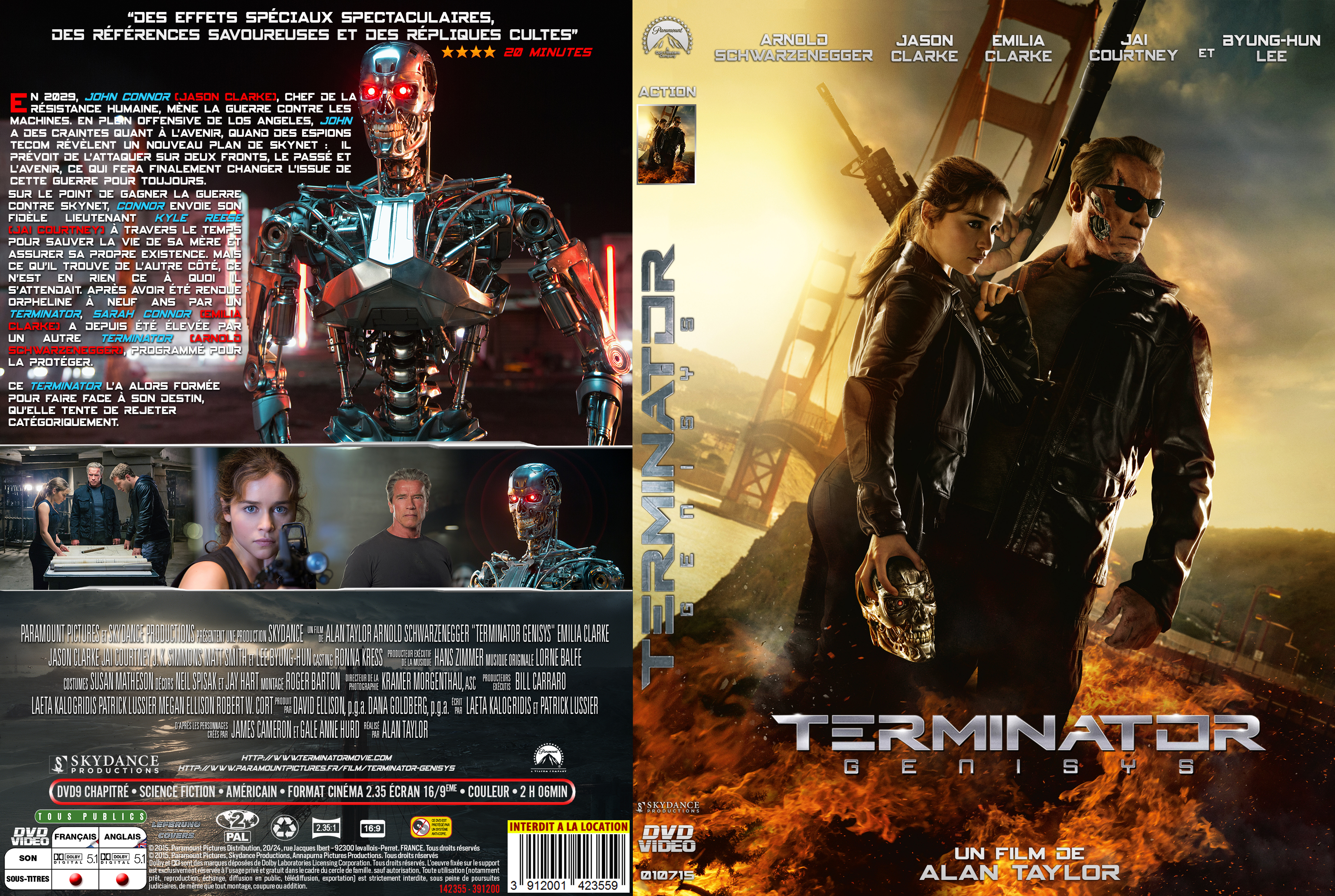 Jaquette DVD Terminator Genisys custom v2