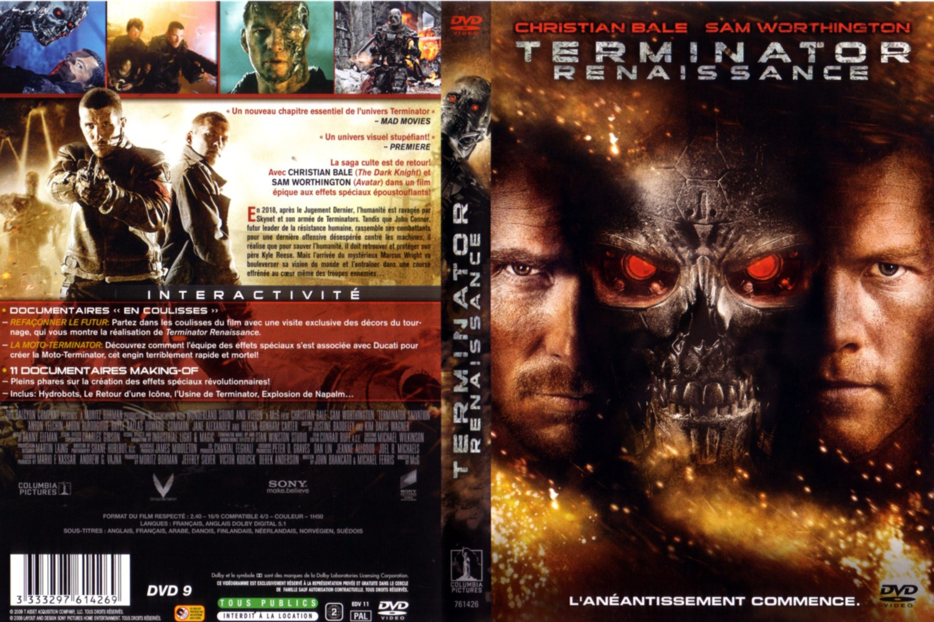 Jaquette DVD Terminator Renaissance