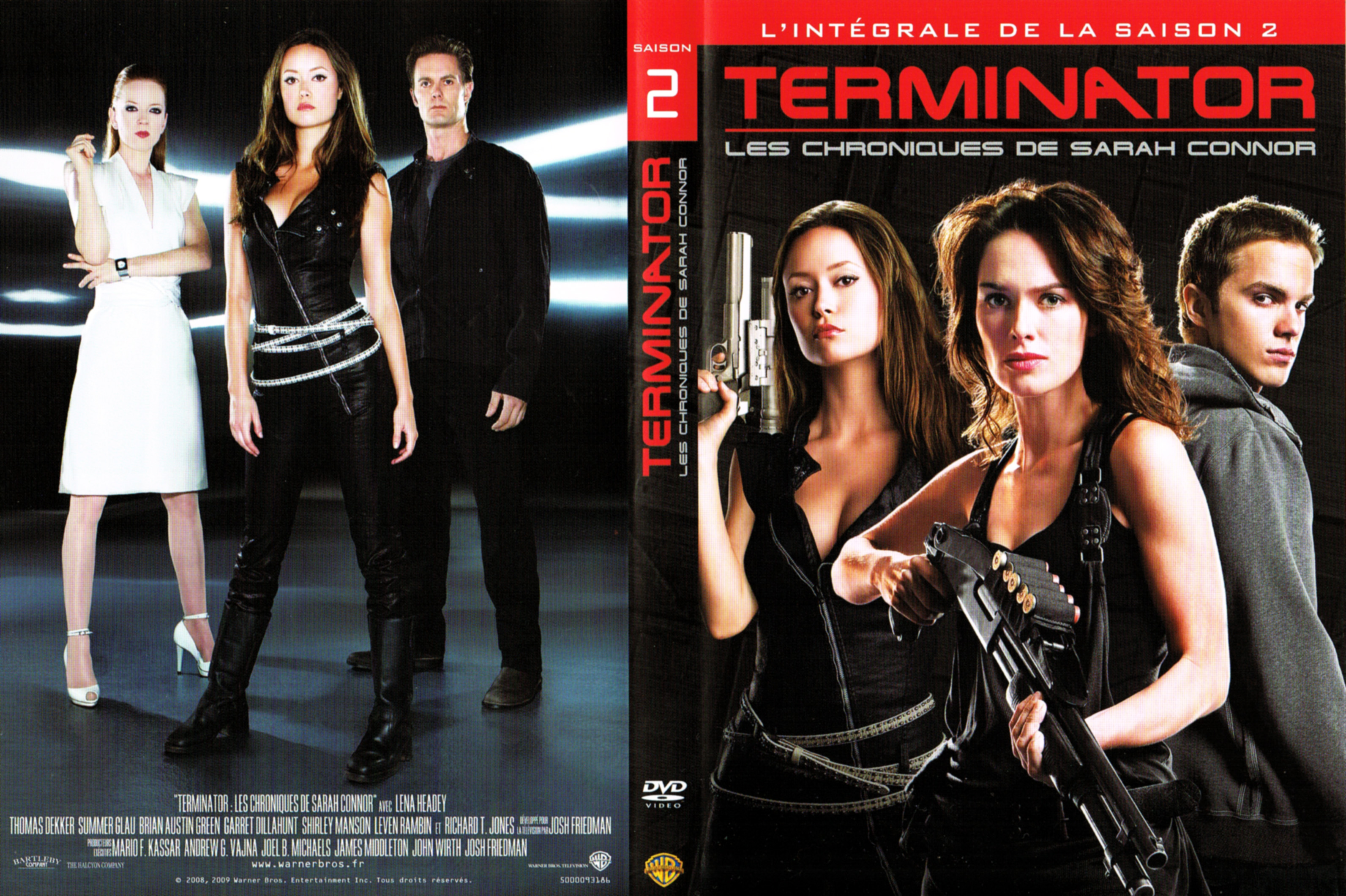 Jaquette DVD Terminator The Sarah Connor Chronicles Saison 2 v2