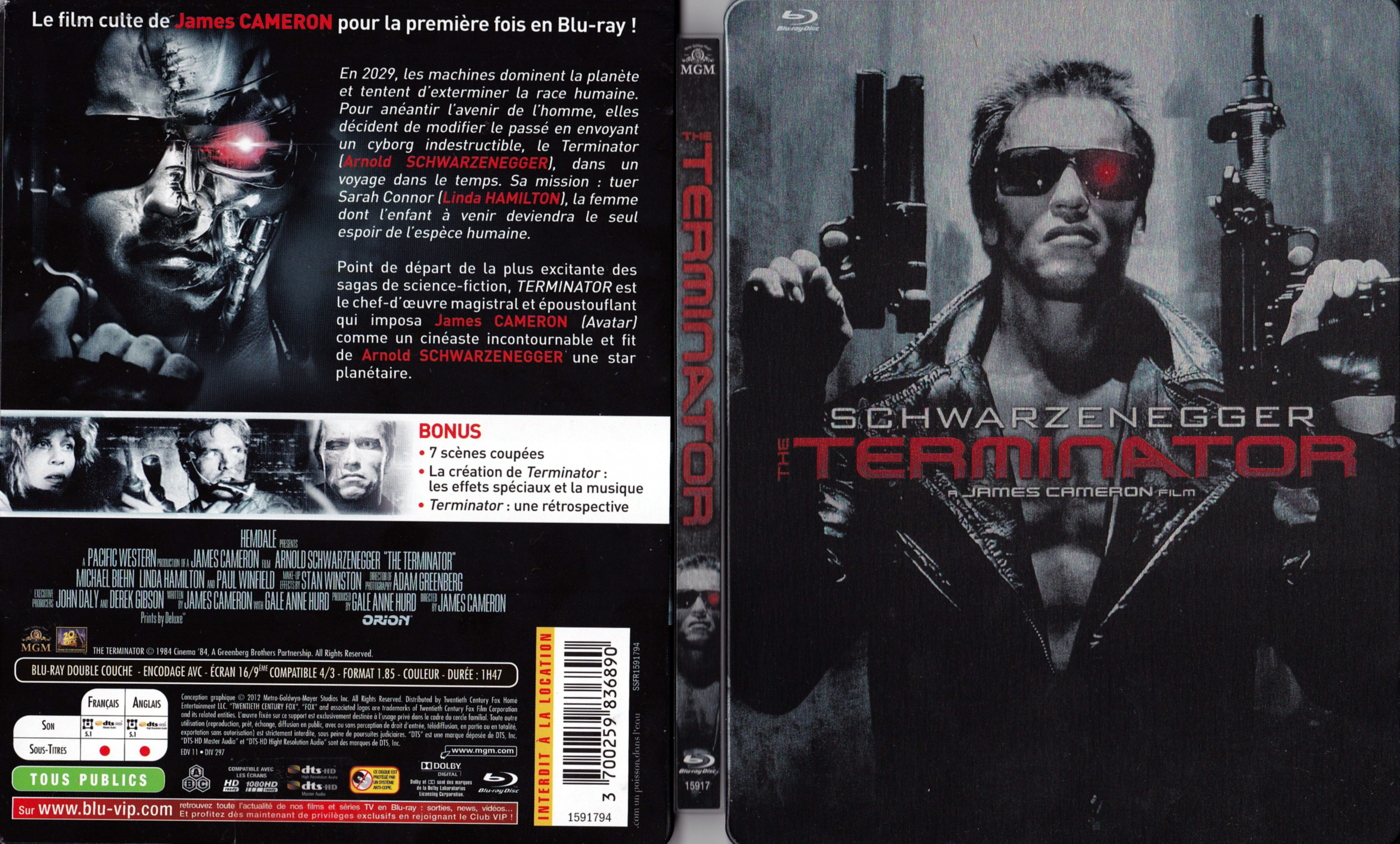 Jaquette DVD Terminator (BLU-RAY) v2