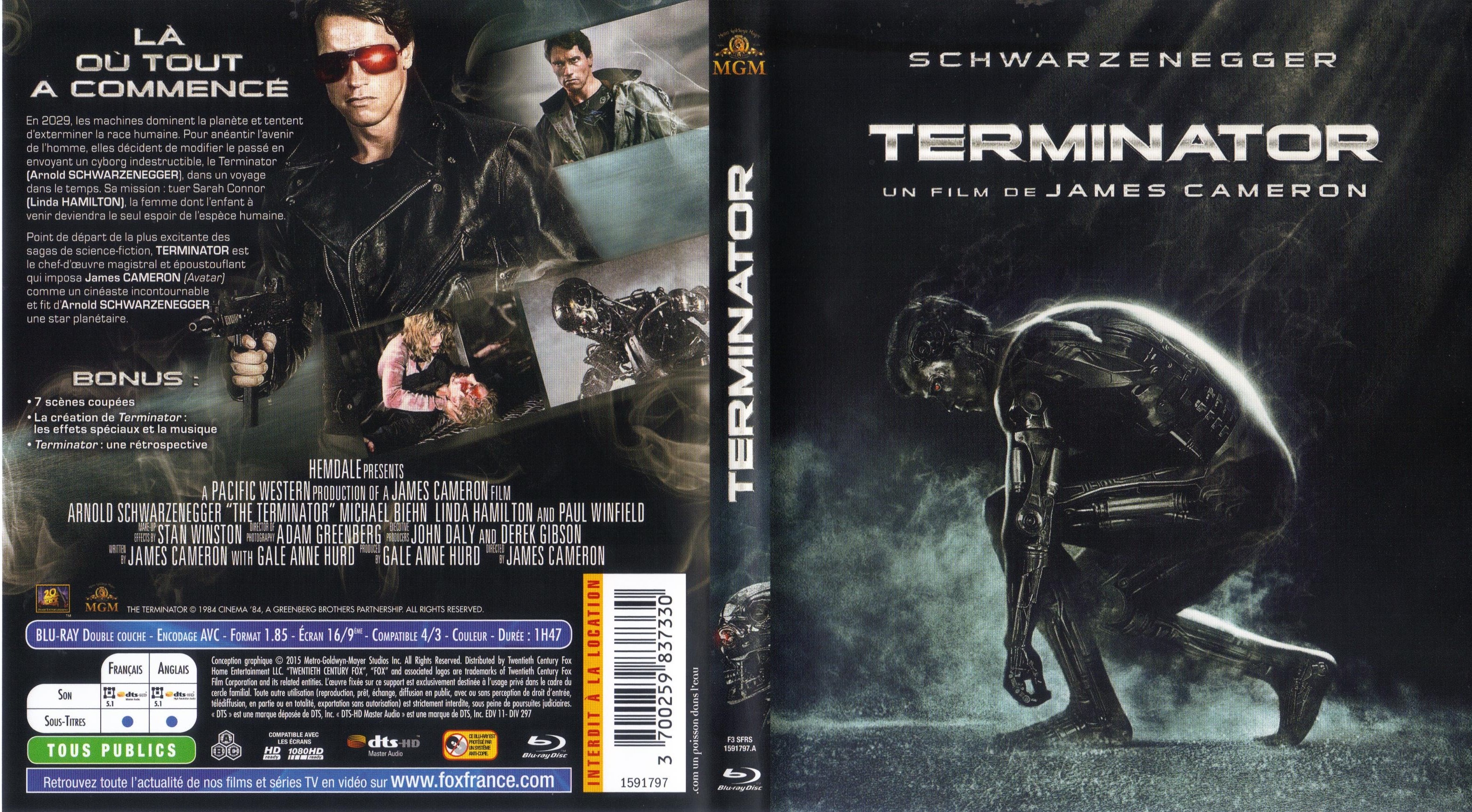 Jaquette DVD Terminator (BLU-RAY) v6