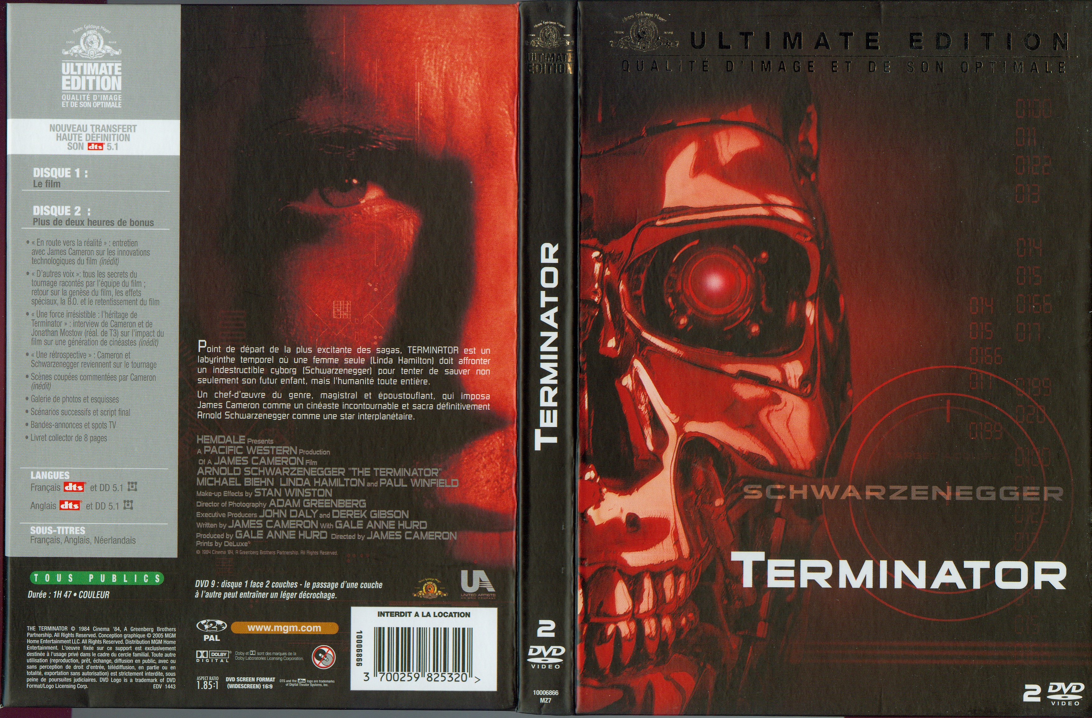 Jaquette DVD Terminator v2
