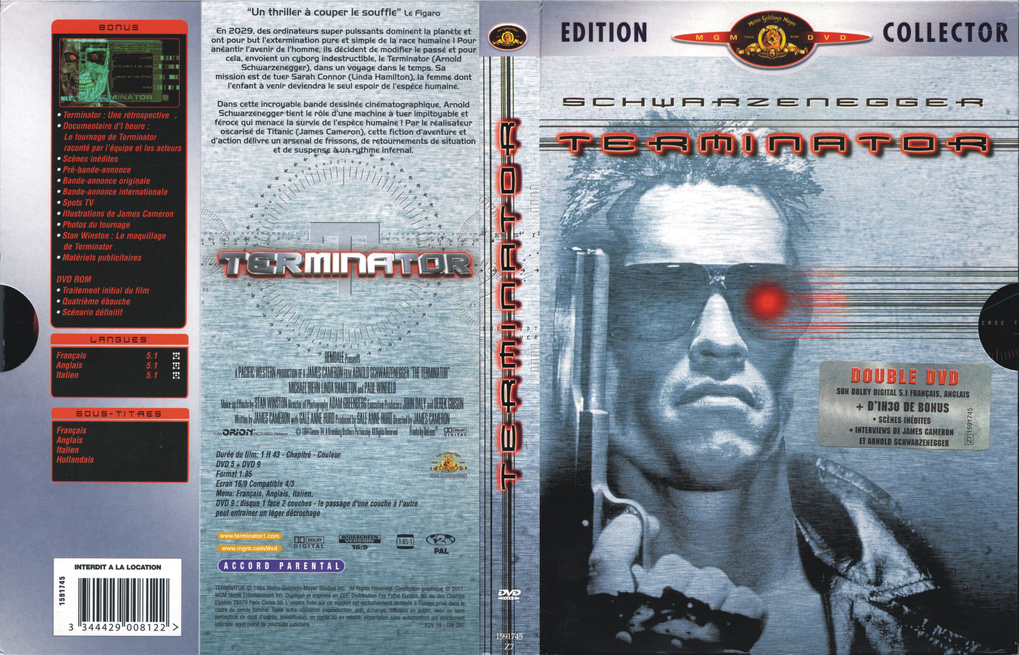 Jaquette DVD Terminator v4
