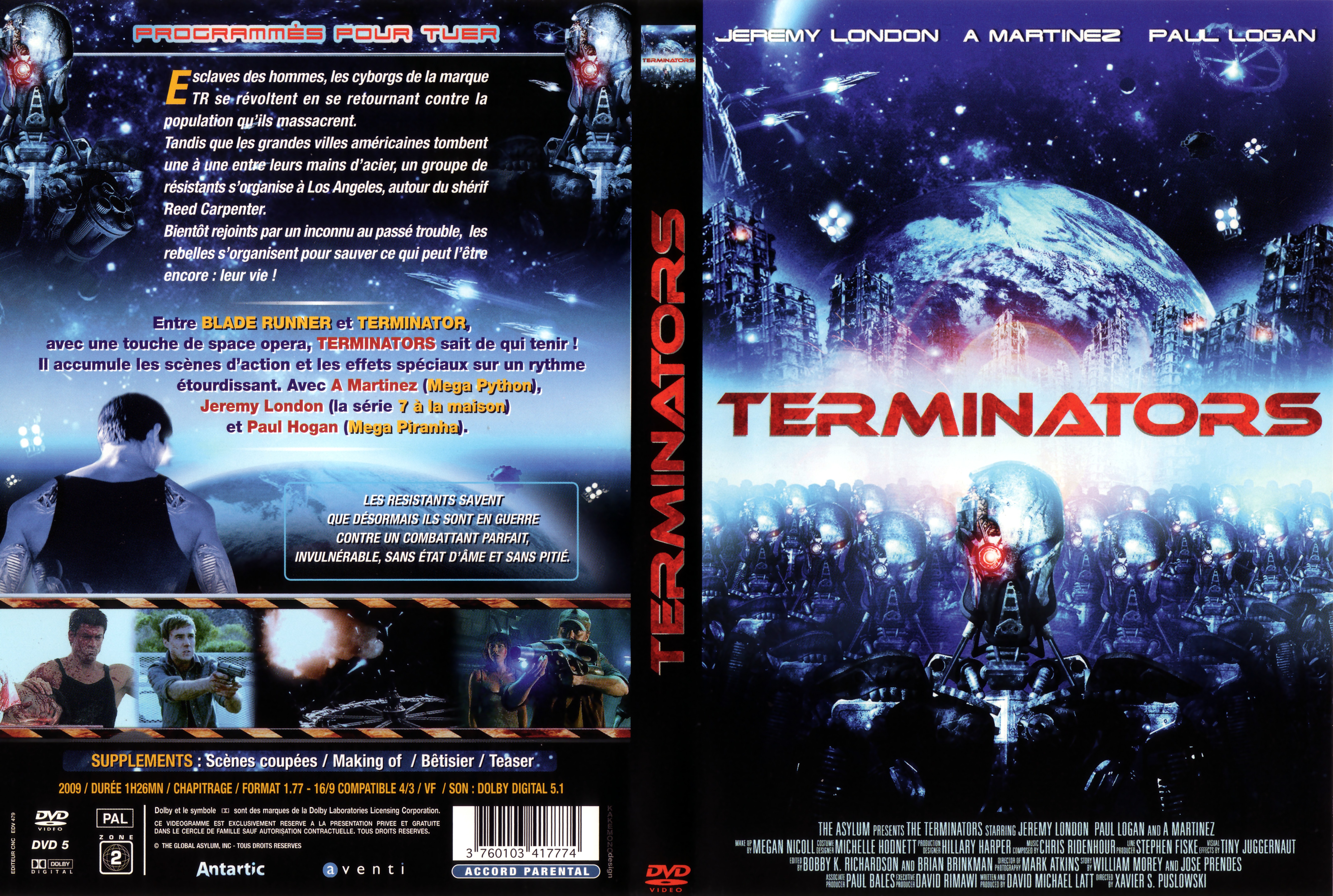 Jaquette DVD Terminators