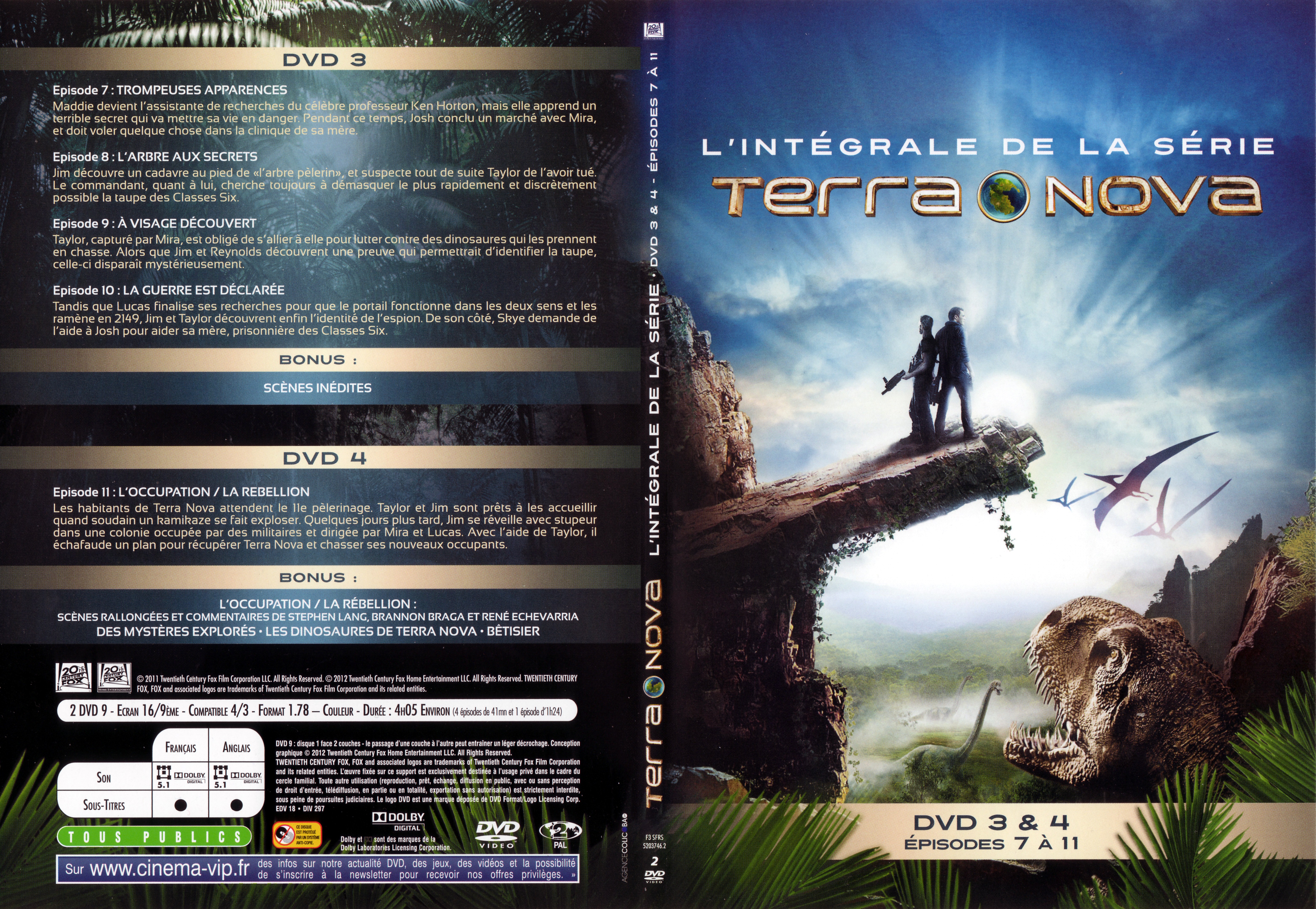 Jaquette DVD Terra Nova - Episodes 7  11