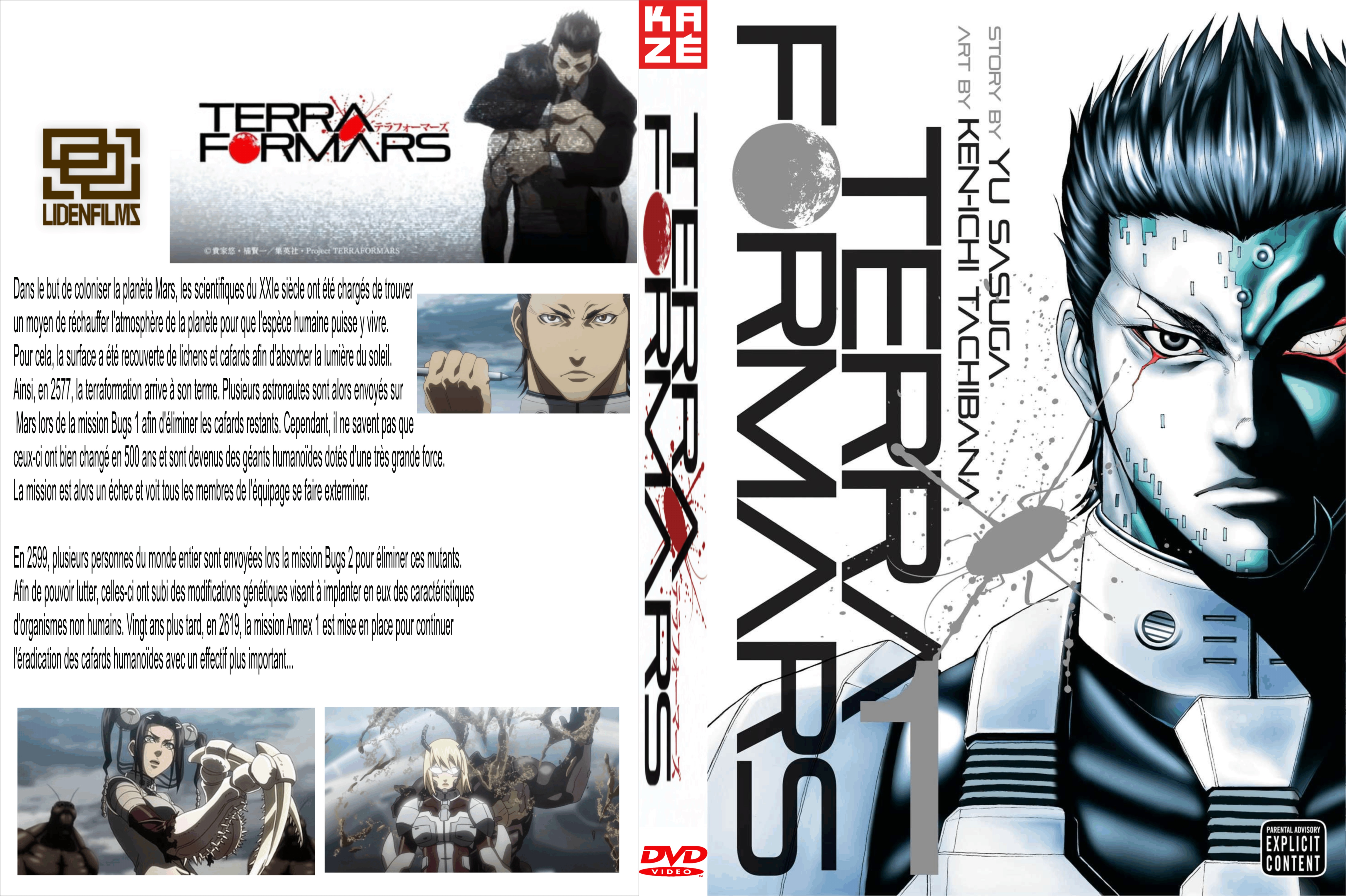 Jaquette DVD Terra formas custom