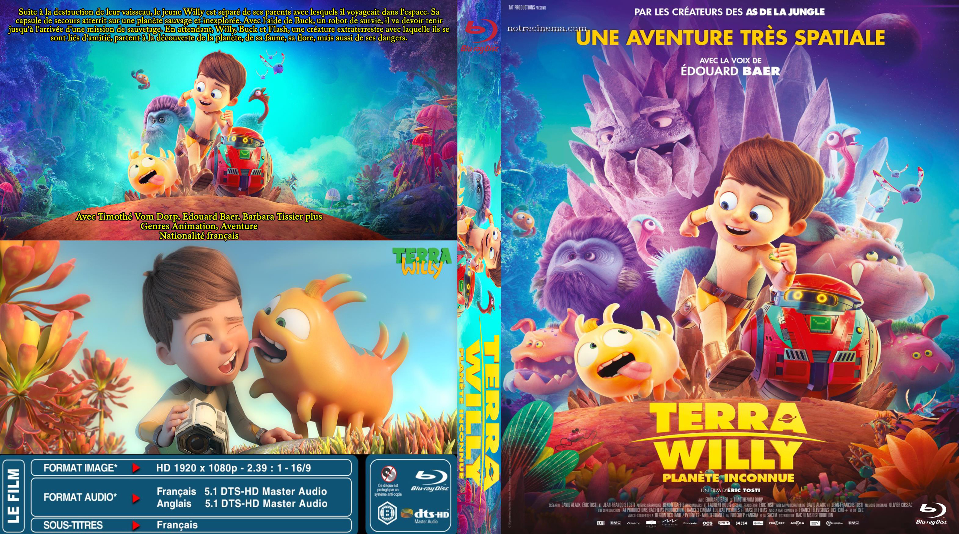 Jaquette DVD Terra willy plante inconnue custom (BLU-RAY)