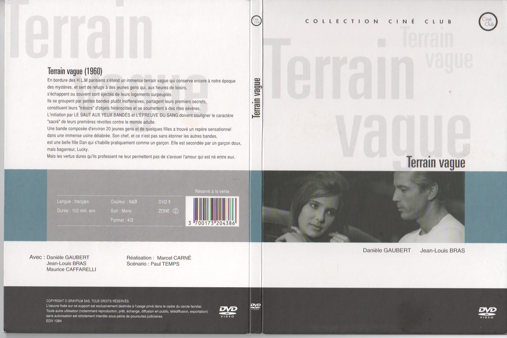 Jaquette DVD Terrain vague