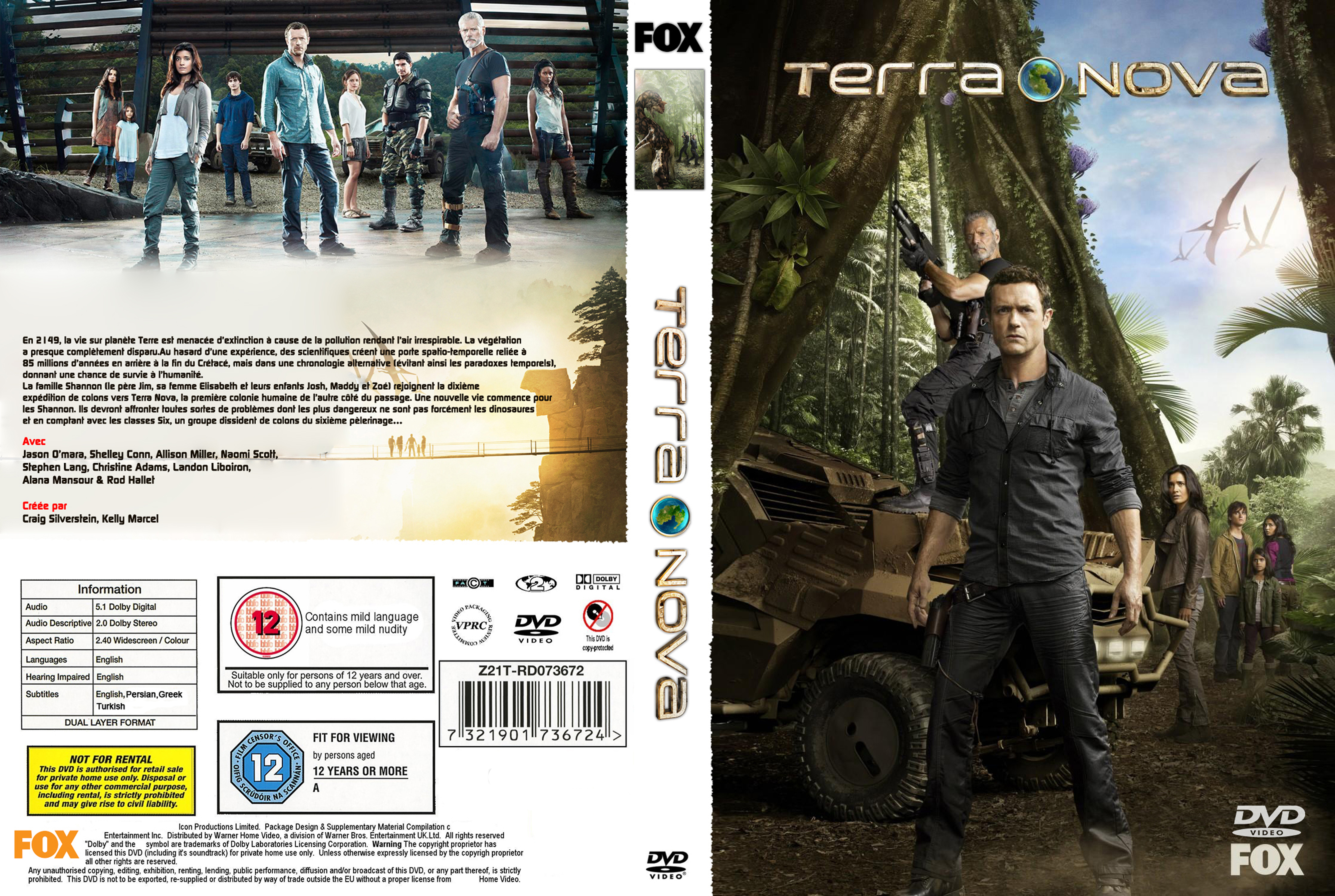 Jaquette DVD Terranova Saison 1 custom