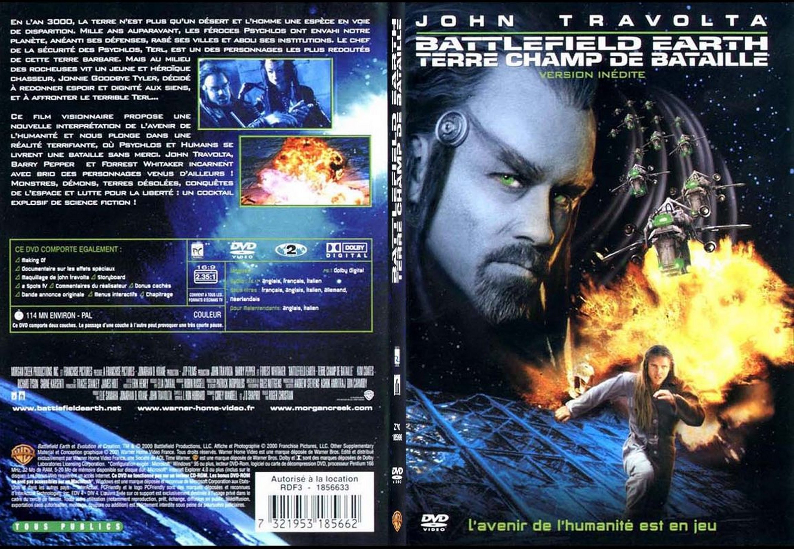 Jaquette DVD Terre champ de bataille - SLIM
