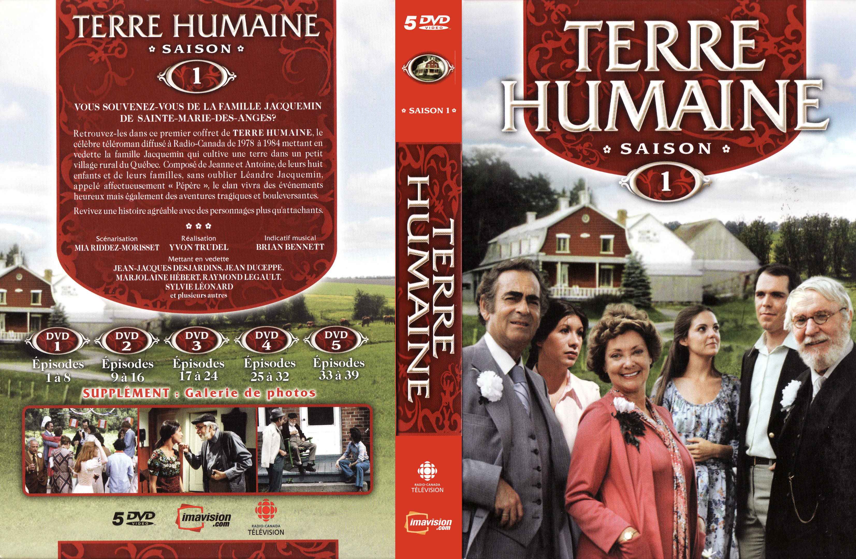 Jaquette DVD Terre humaine Saison 1 COFFRET