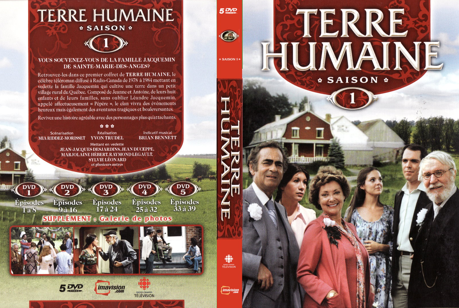 Jaquette DVD Terre humaine Saison 1 - SLIM
