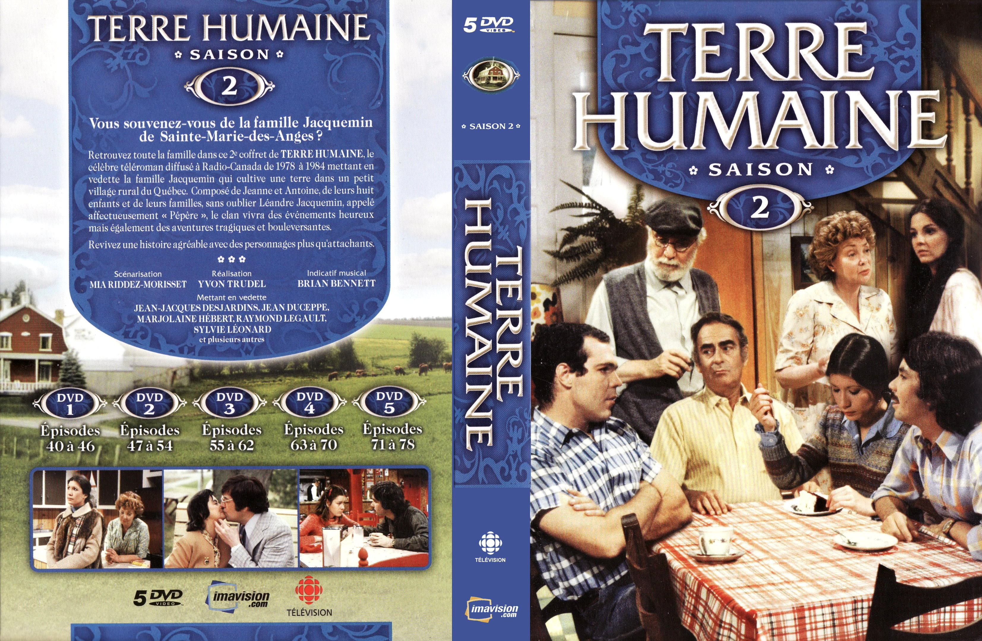 Jaquette DVD Terre humaine Saison 2 COFFRET