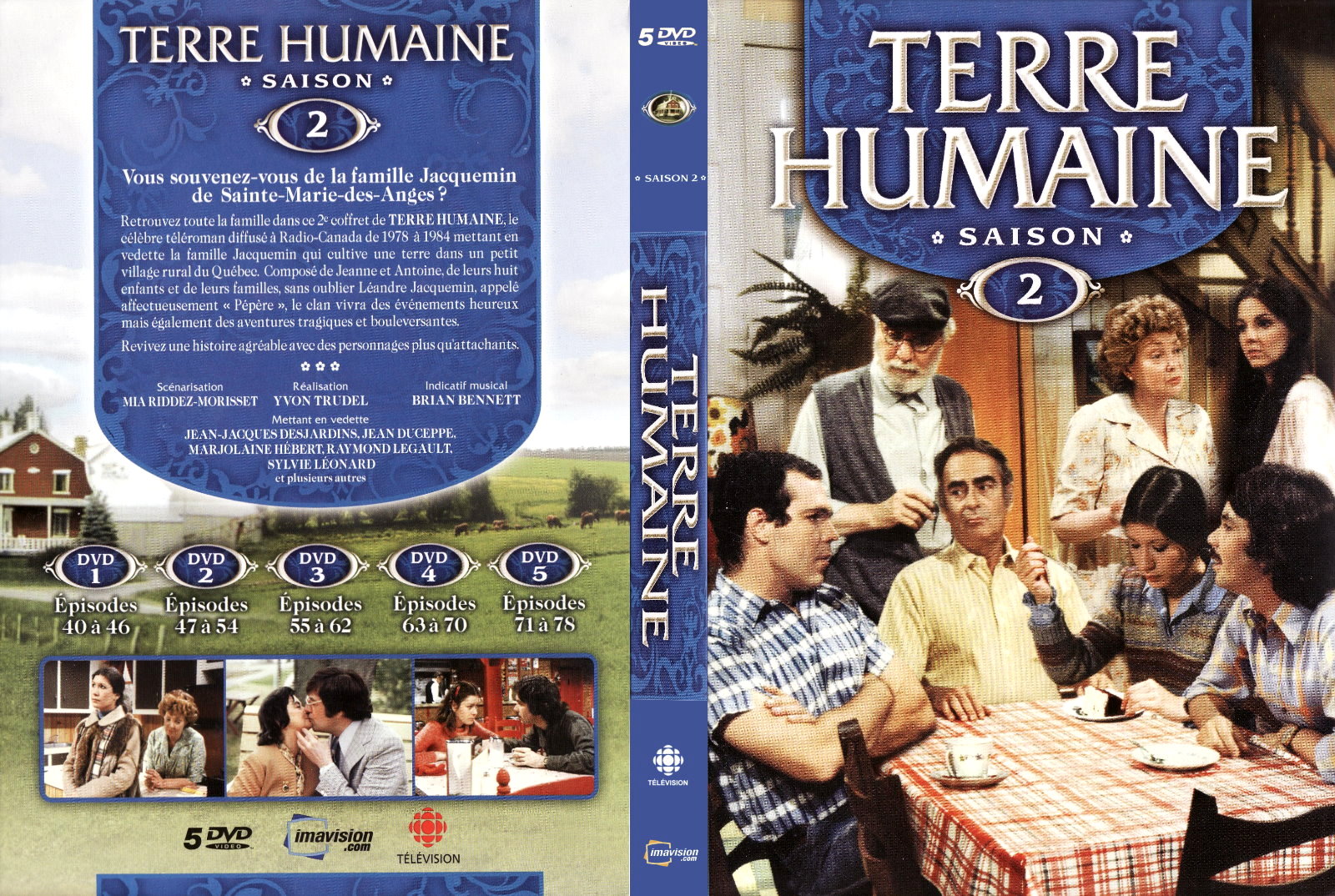 Jaquette DVD Terre humaine Saison 2 - SLIM