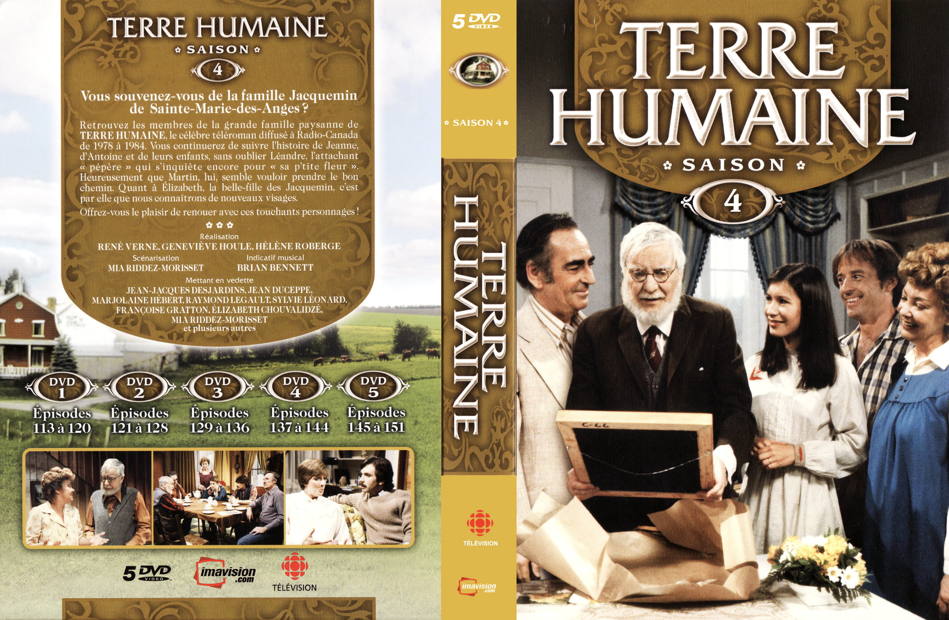 Jaquette DVD Terre humaine Saison 4 COFFRET