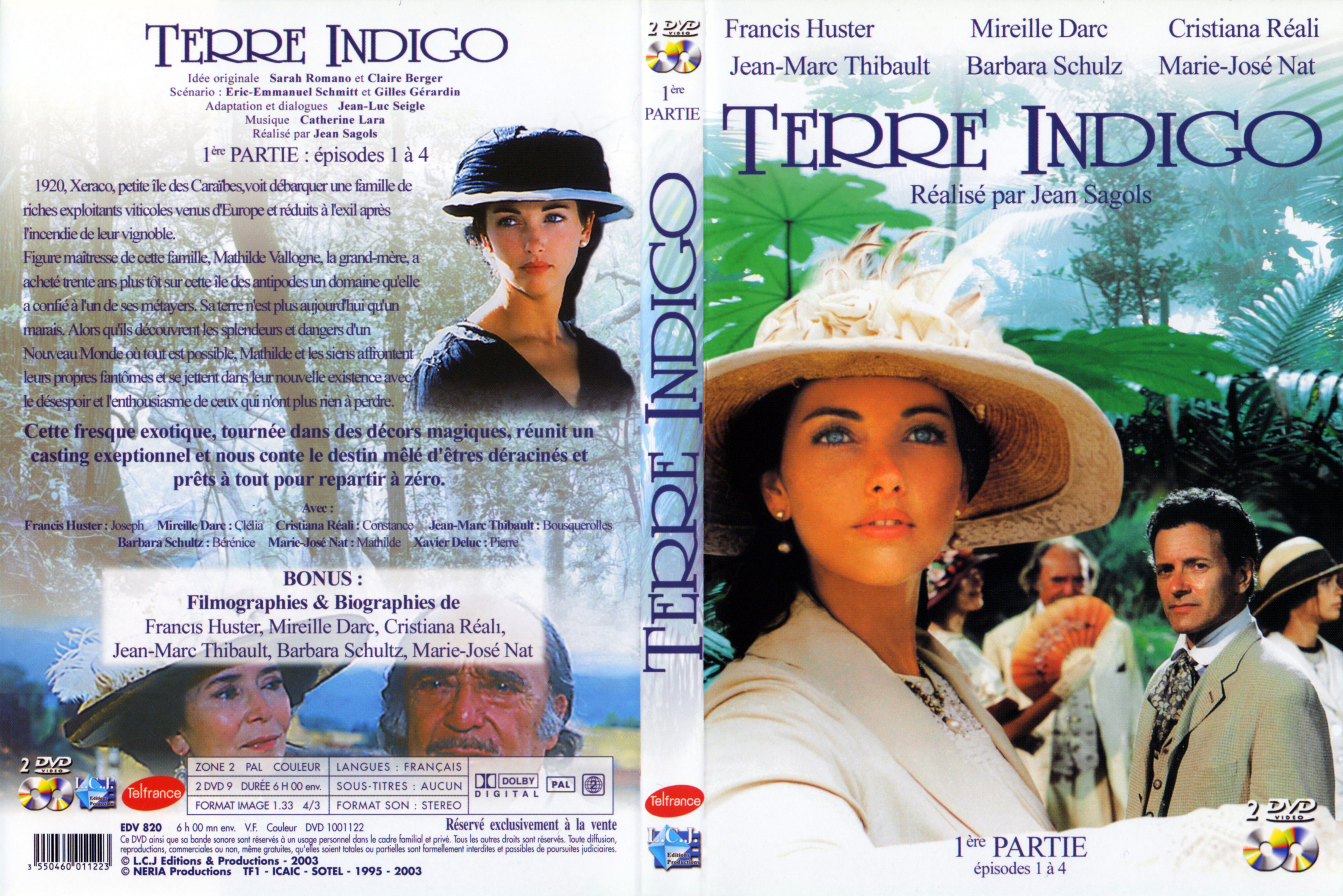 Jaquette DVD Terre indigo vol 1 v2