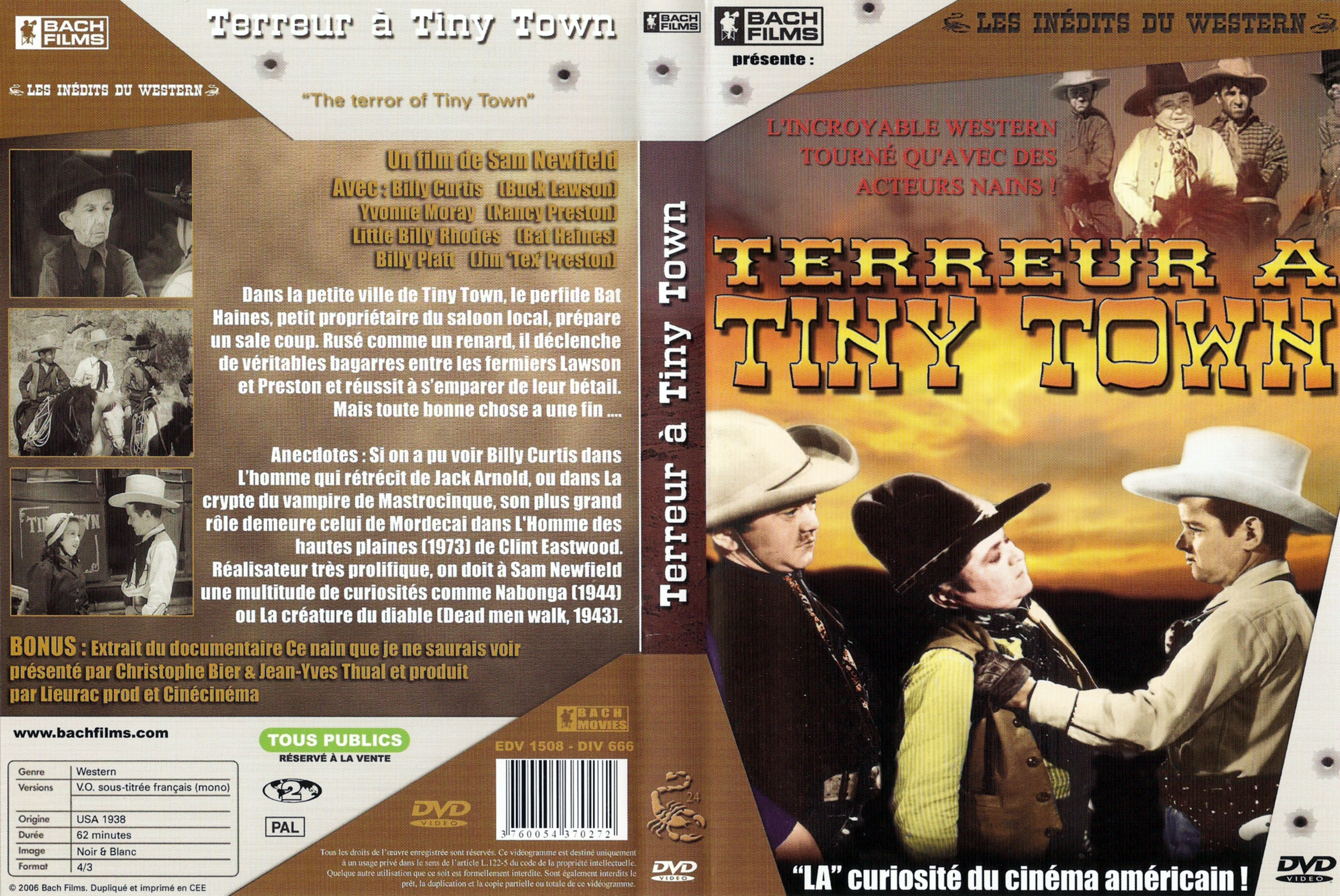 Jaquette DVD Terreur a Tiny Town