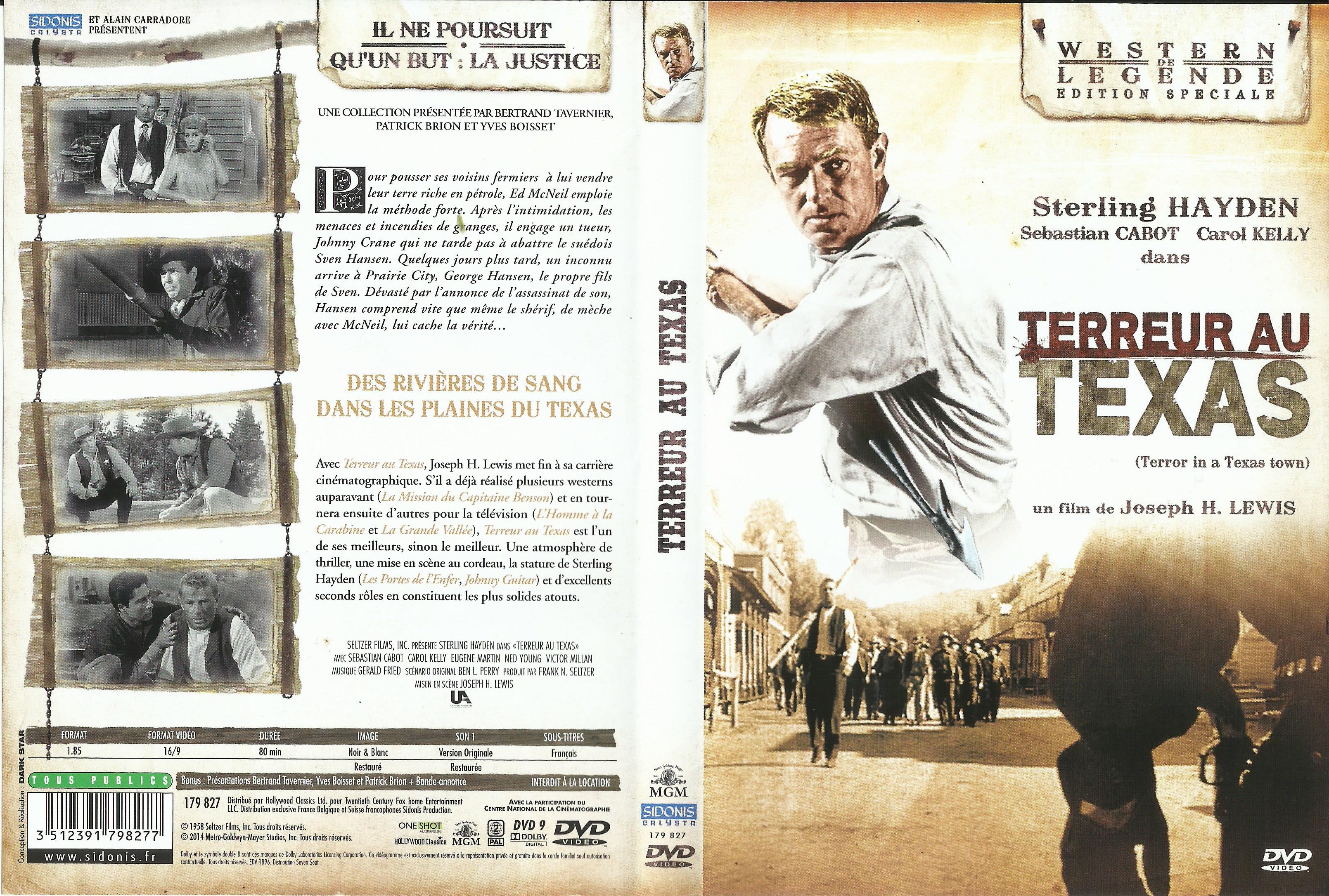 Jaquette DVD Terreur au texas