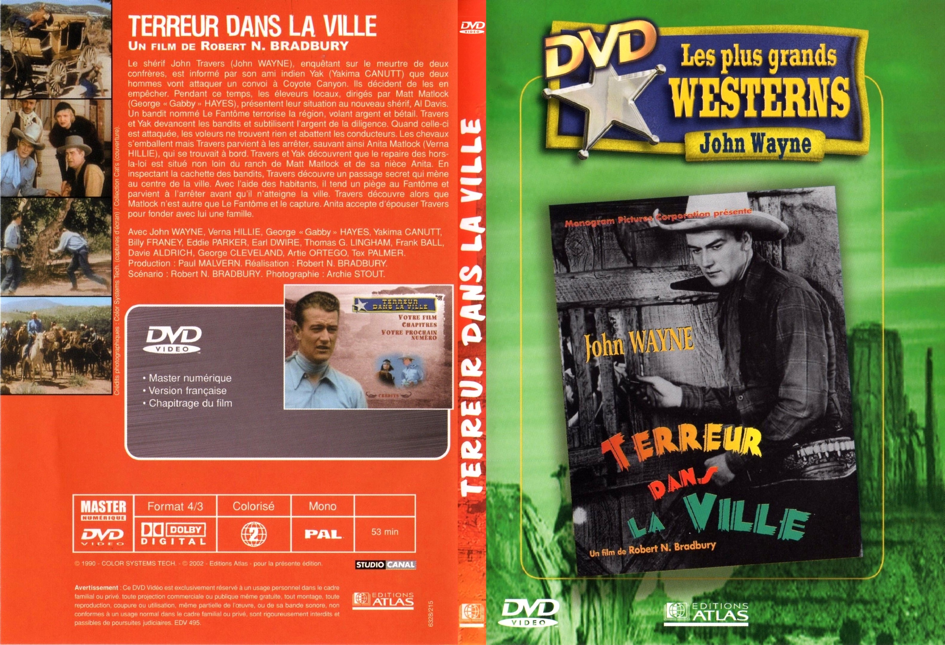 Jaquette DVD Terreur dans la ville - SLIM