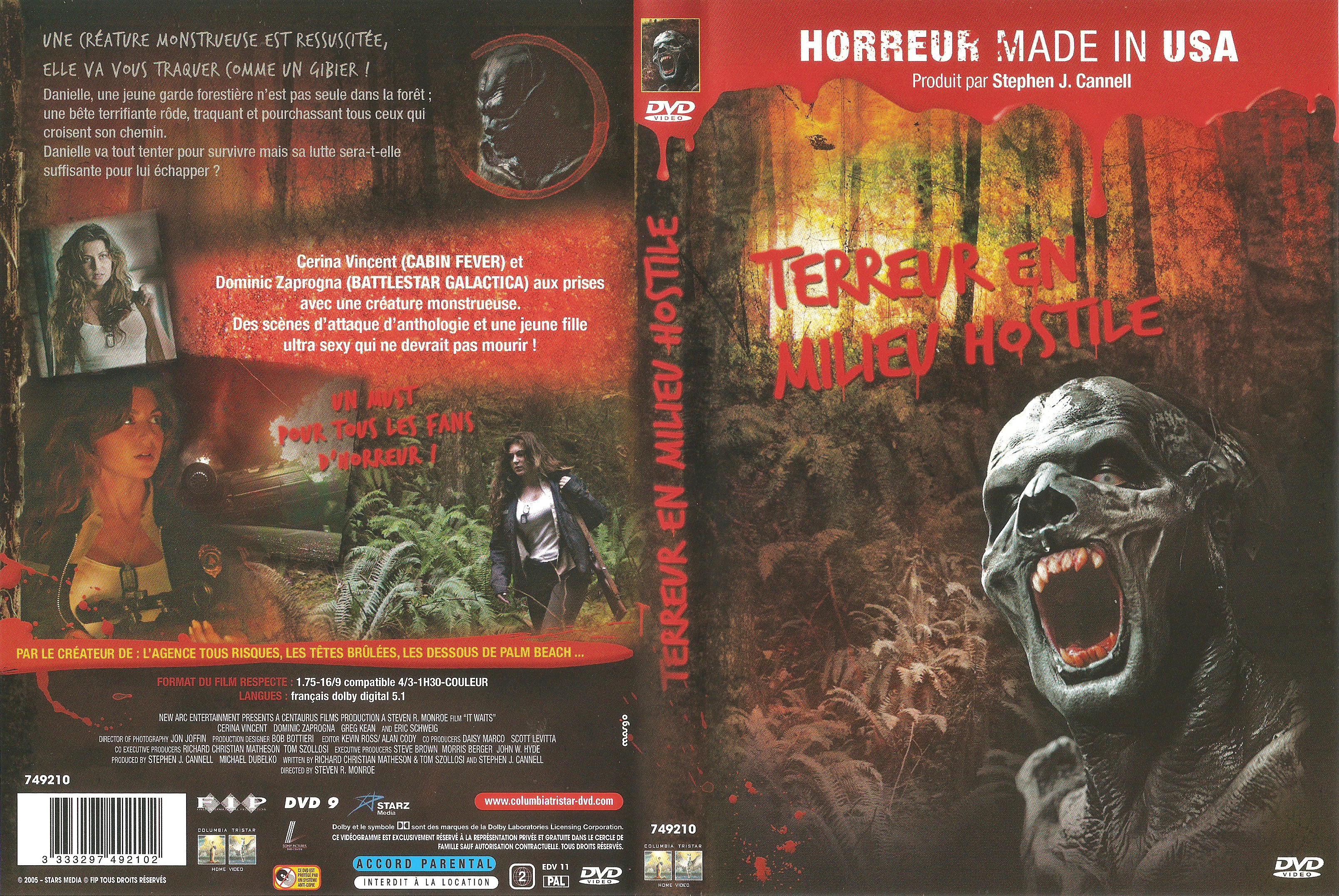 Jaquette DVD Terreur en milieu hostile