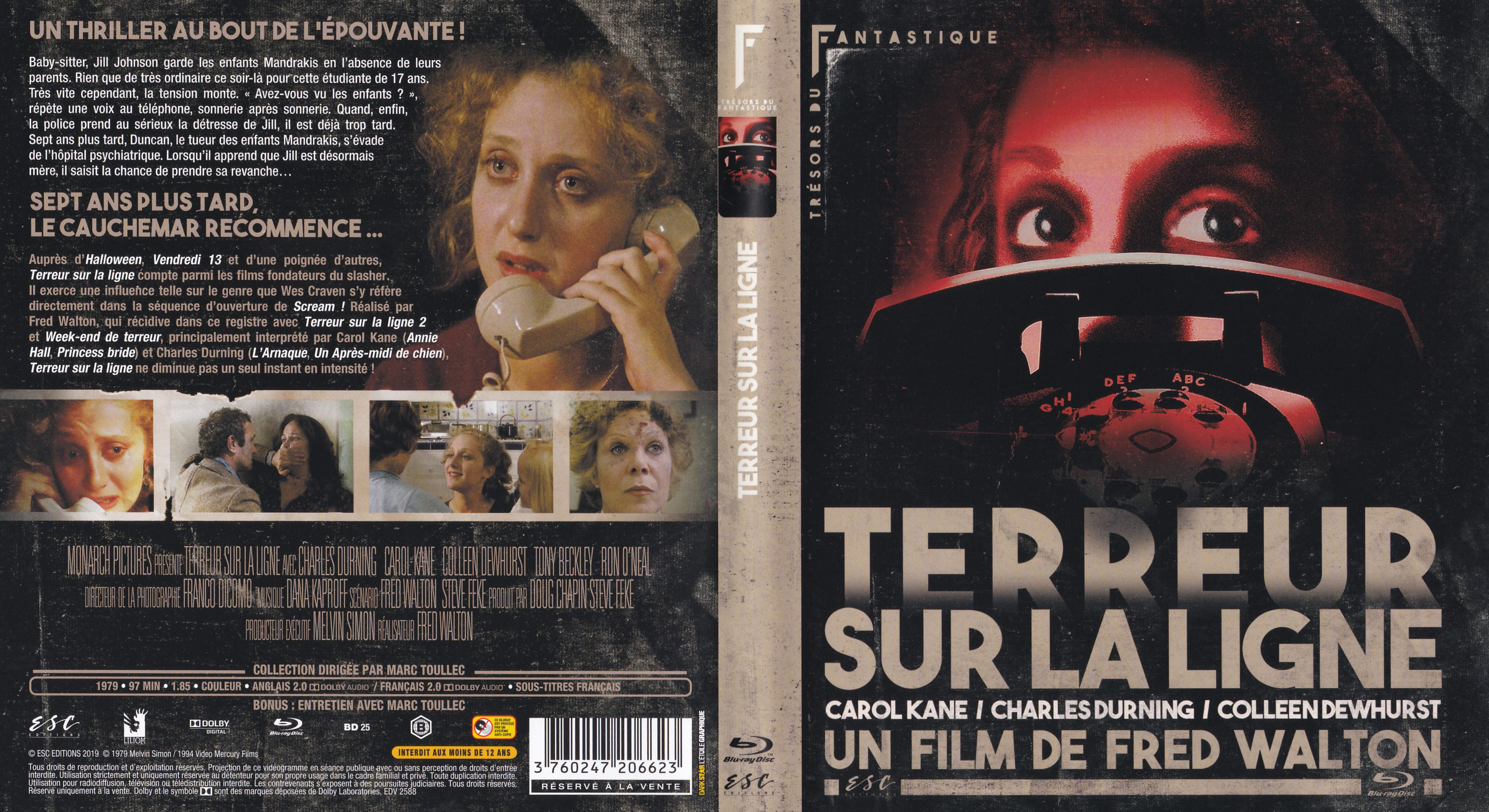 Jaquette DVD Terreur sur la ligne 1979 (BLU-RAY)