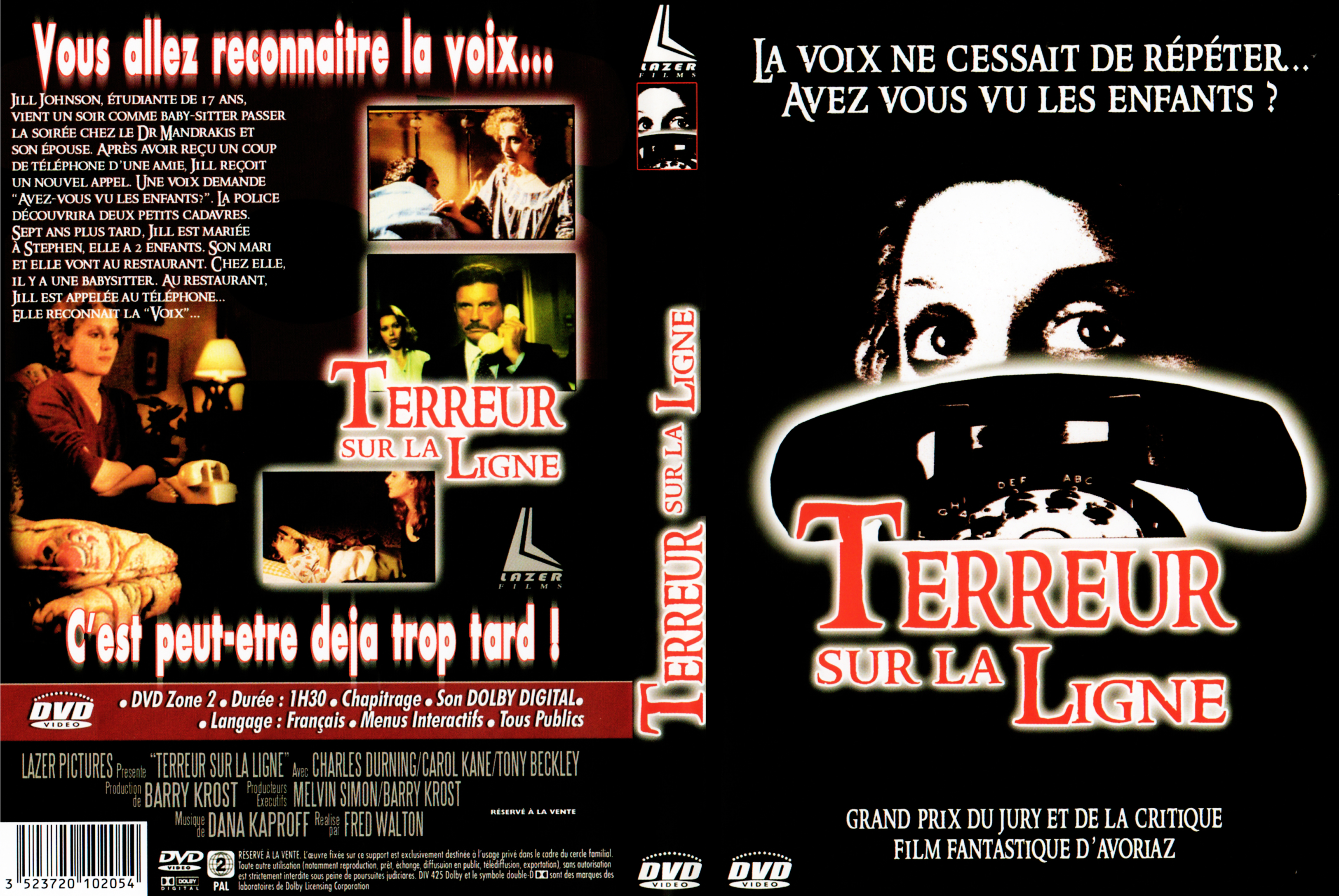 Jaquette DVD Terreur sur la ligne (1979)