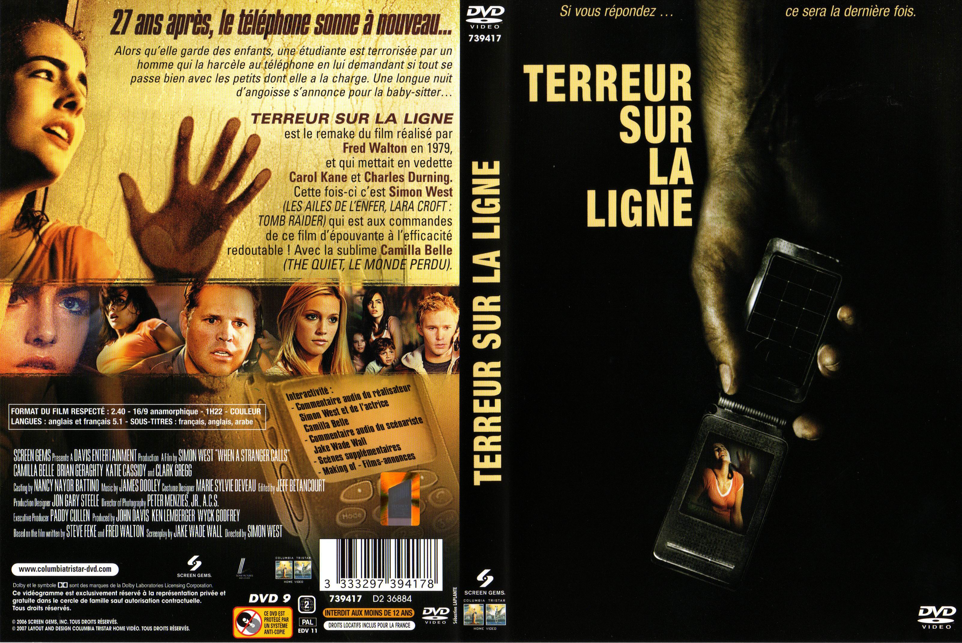 Jaquette DVD Terreur sur la ligne (2006)