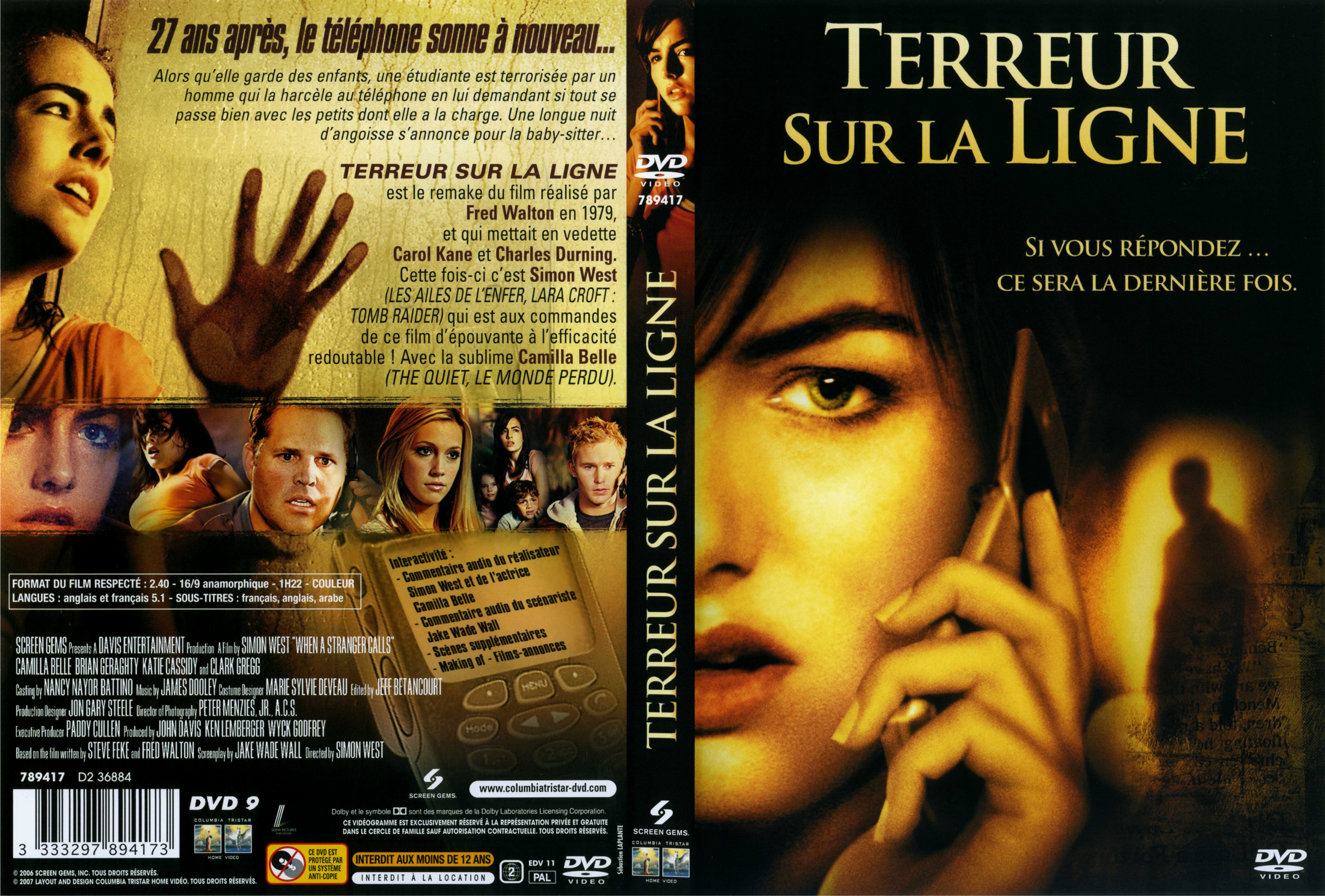 Jaquette DVD Terreur sur la ligne (2006) v2