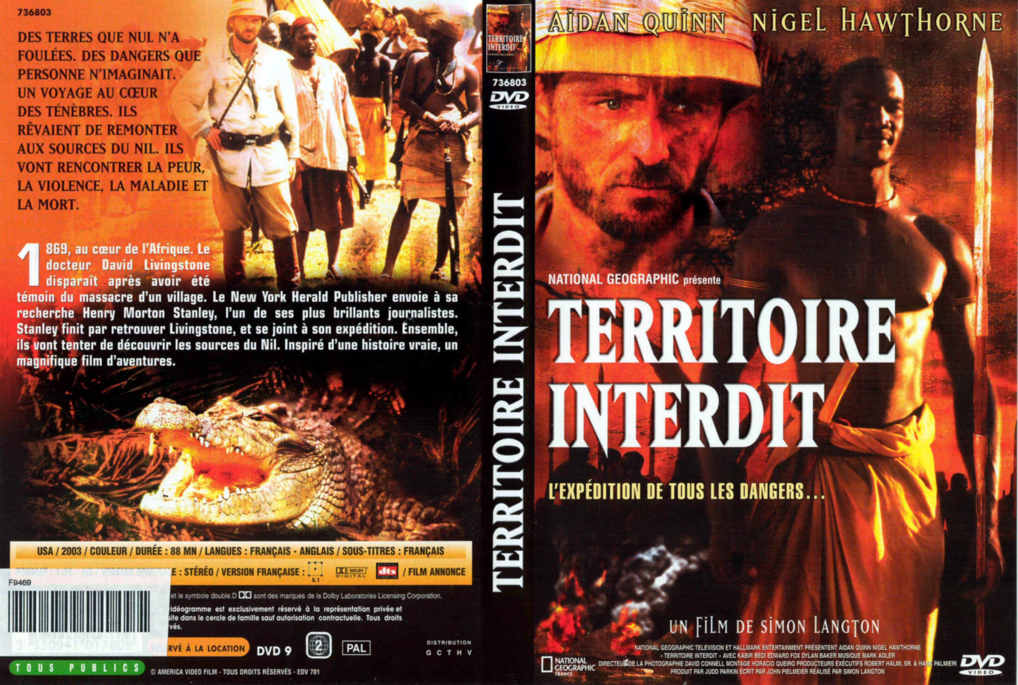 Jaquette DVD Territoire interdit