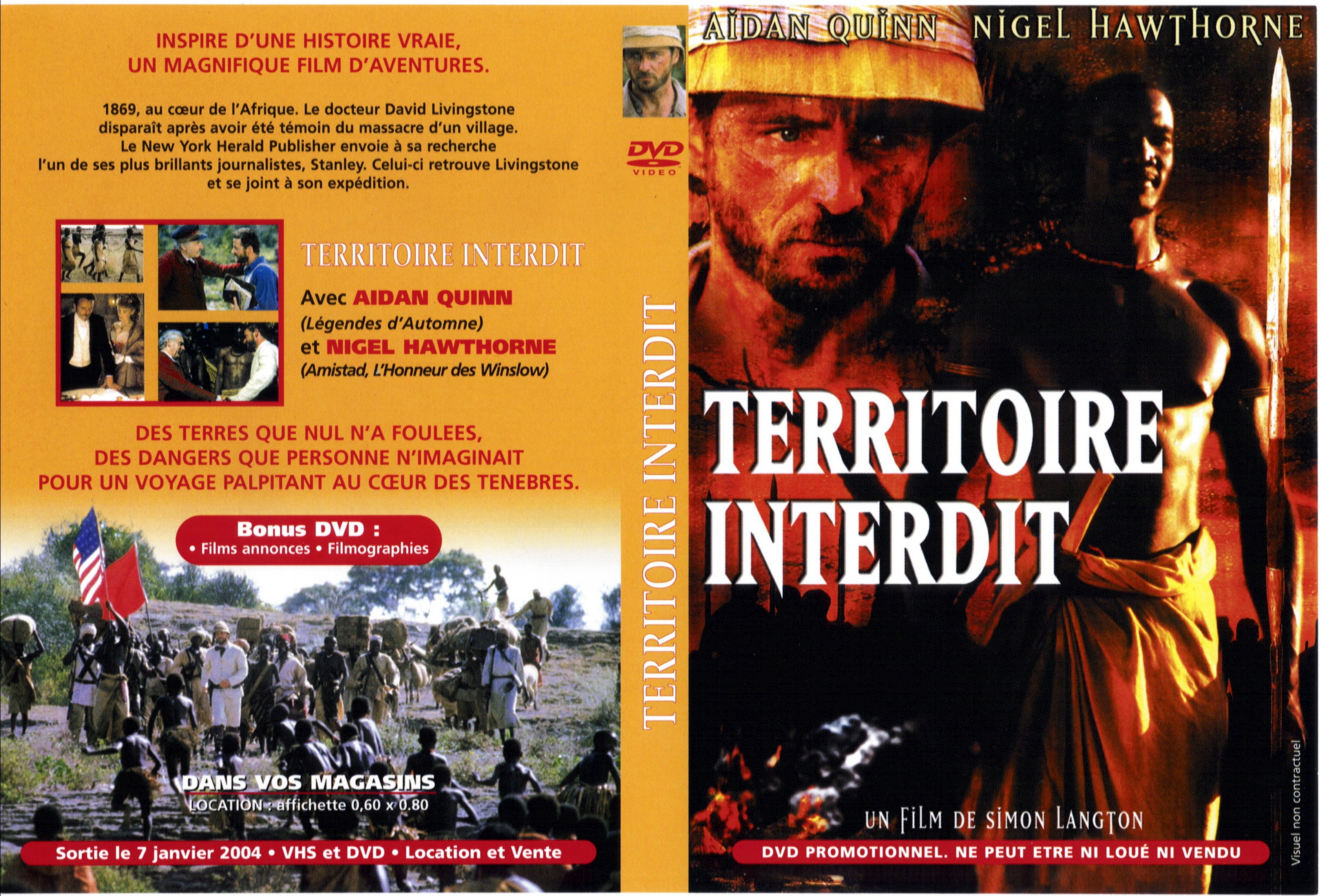 Jaquette DVD Territoire interdit v2